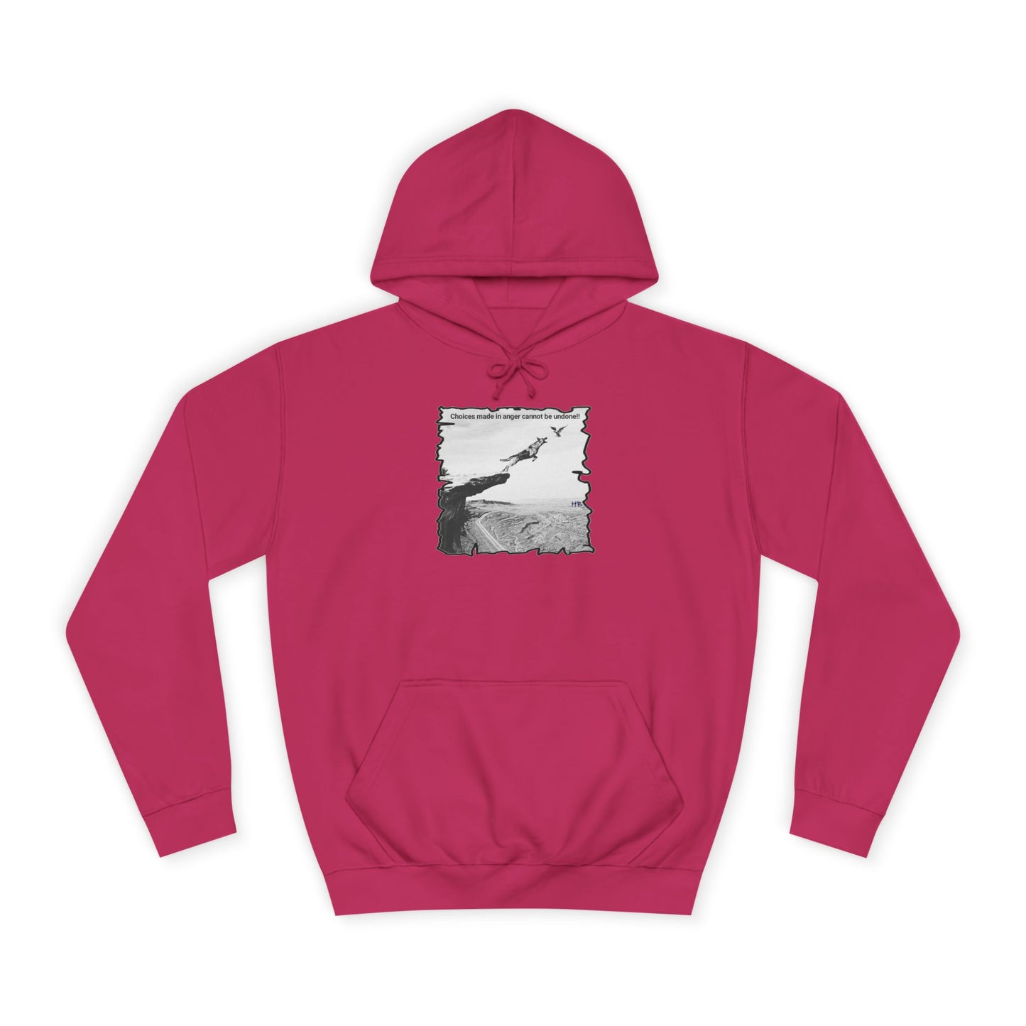 UnWise Woof Cliffhanger Choice Anger's Edge (Hoodie - Cozy and Durable)