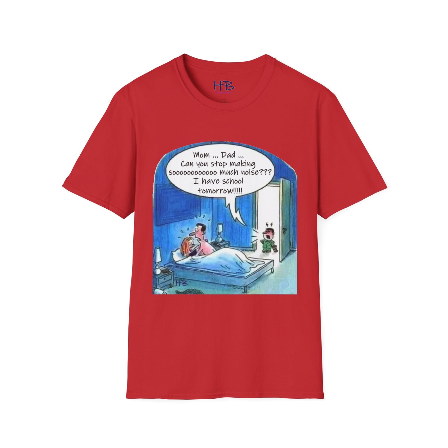 The Hilarious Comical Parental Distraction Bedroom Intrusion;  The Bedroom Intruder's Smiles and Chuckles