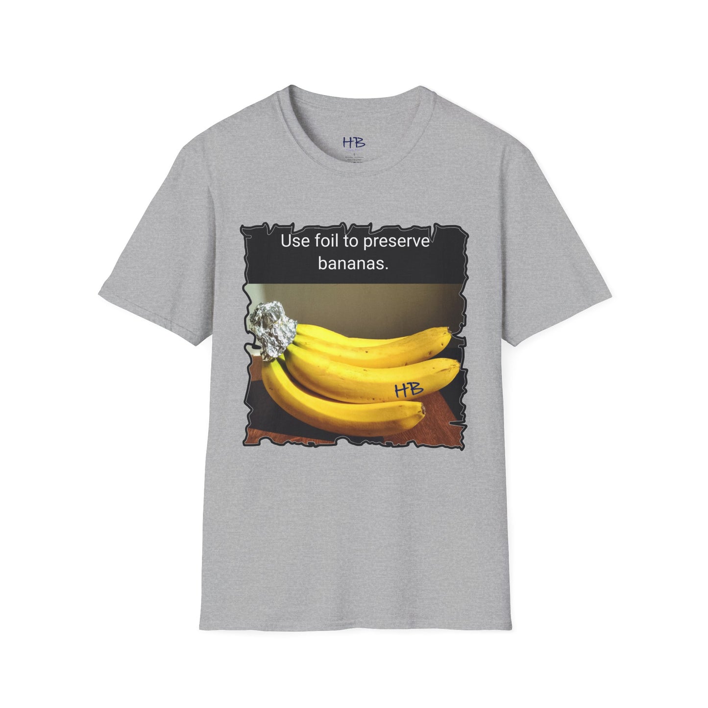 Use foil to preserve a banana