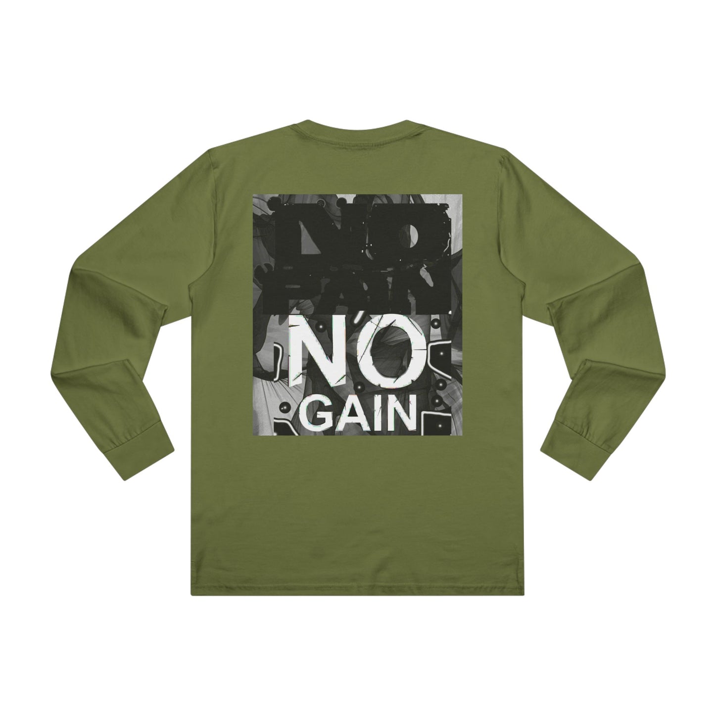 Triumph Trail Journey to Success with No Pain, No Gain (Men's Base Longsleeve Tee - All-Season Wear)