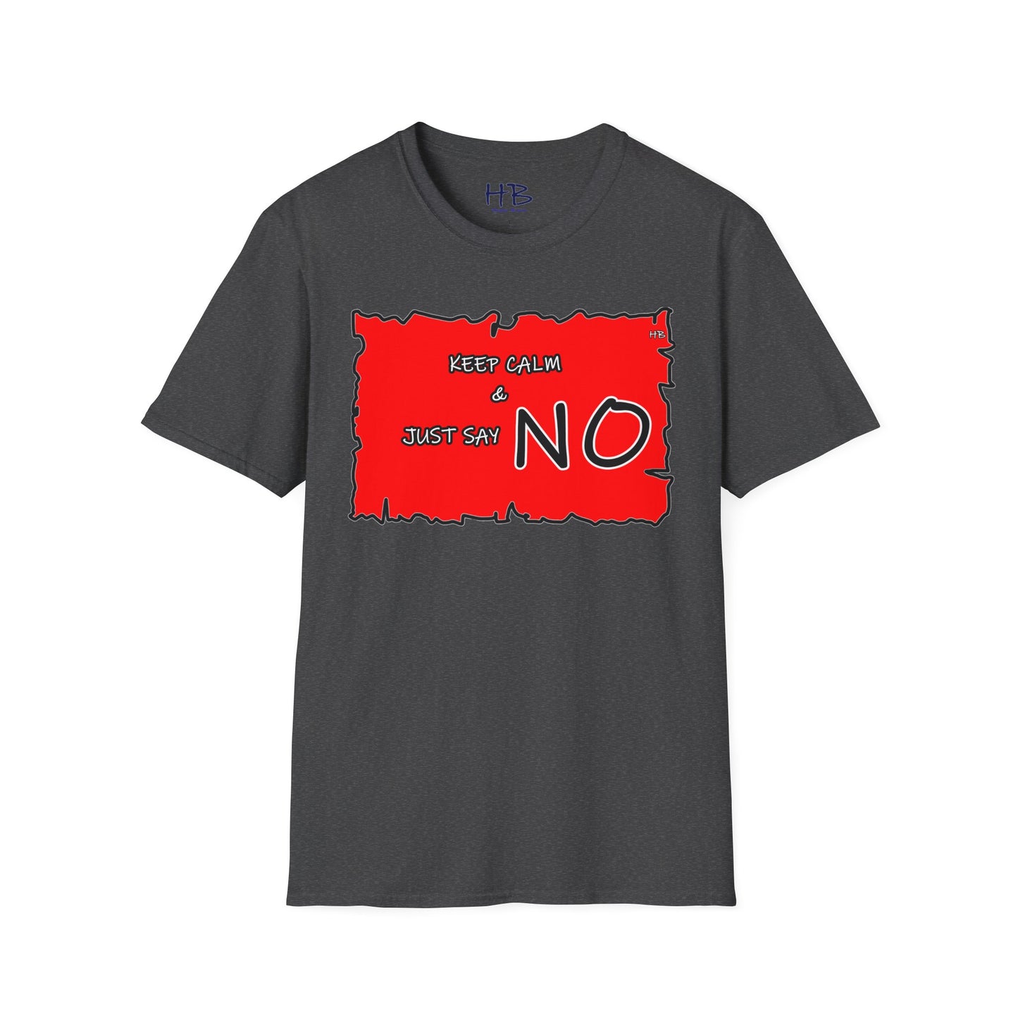 The Fearless Bold Red Attire with a Powerful Message; The 'NO' Declaration