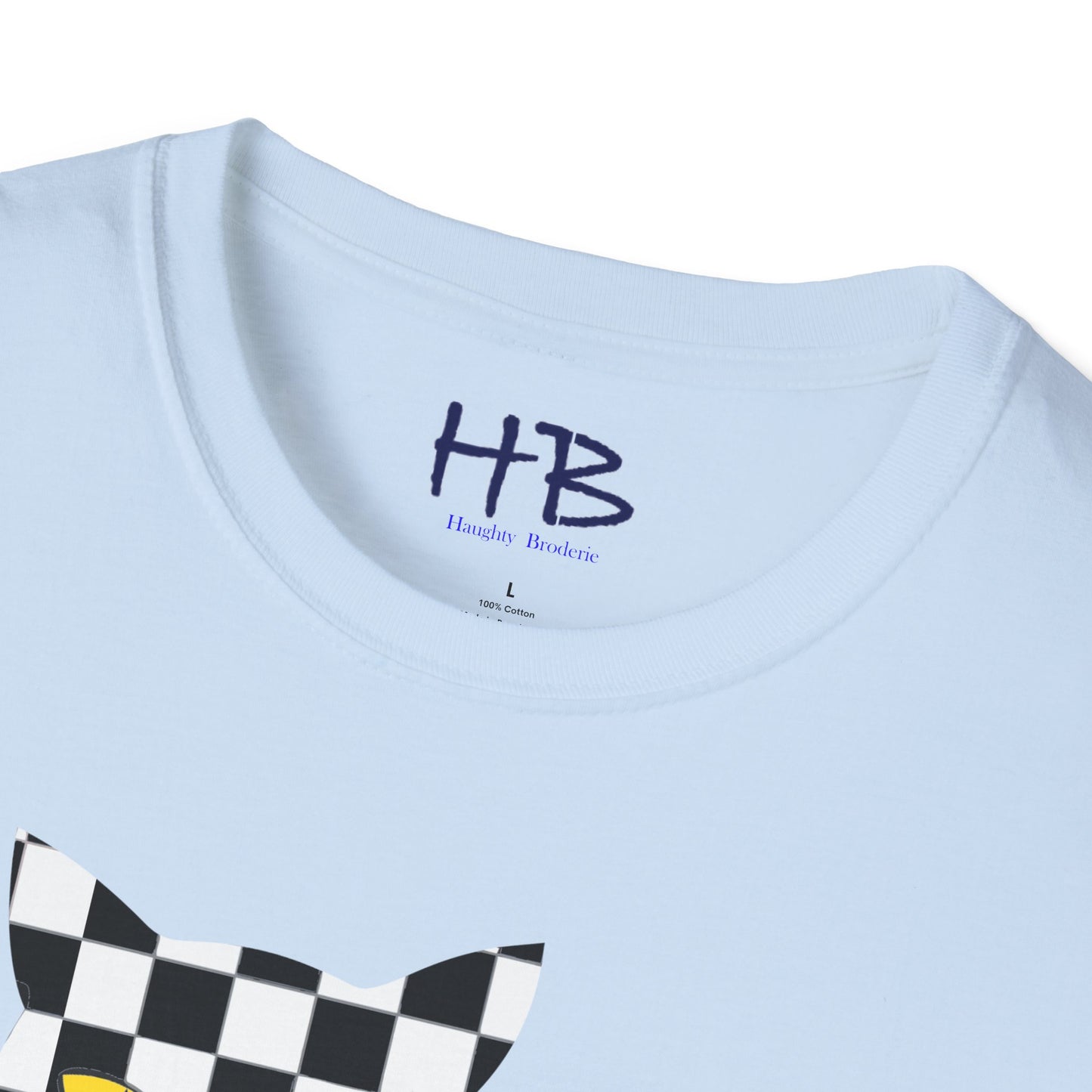 Unconventional Elegance: The Checkered Cat