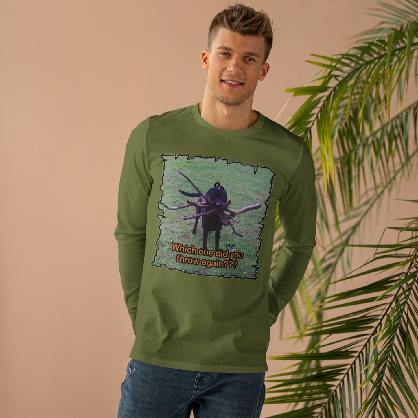 Get Yours Now -- Fetching Pawsitively Cute (Men's Base Longsleeve Tee - All-Season Wear)