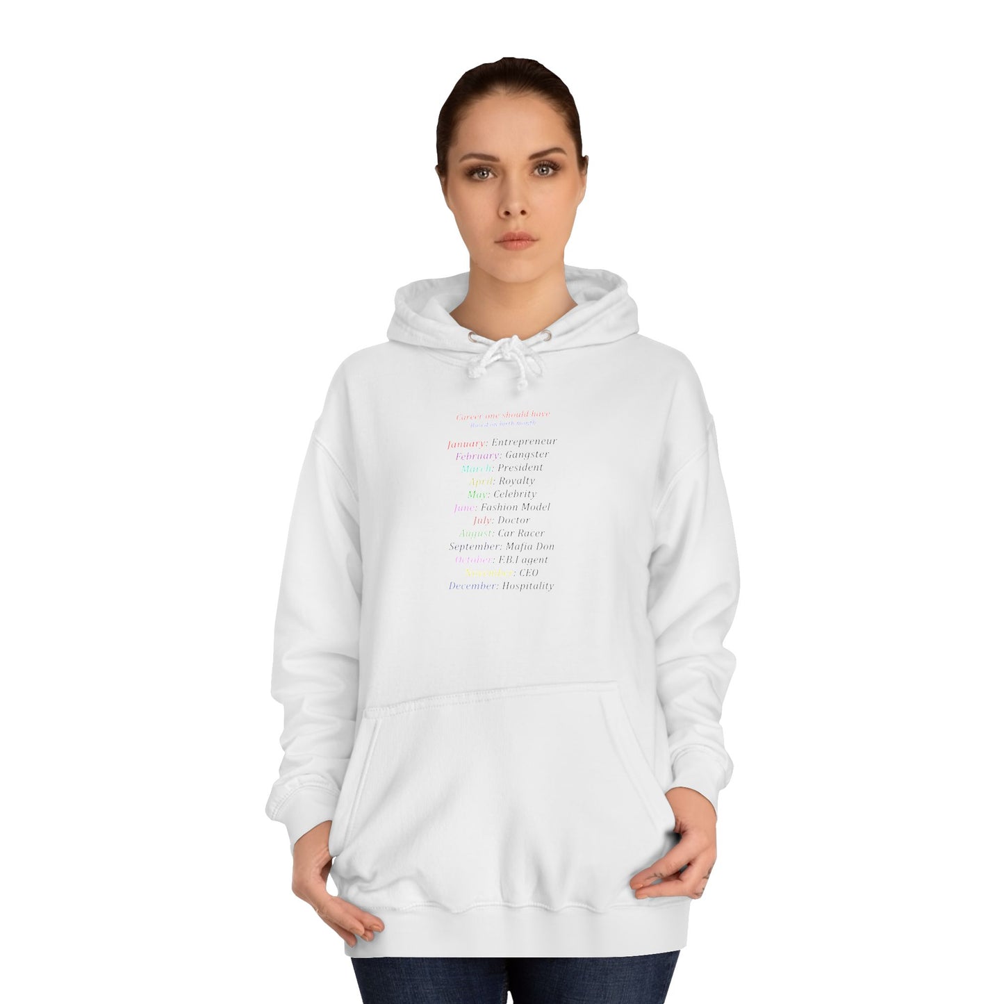Birth Month Career Pride (Hoodie - Cozy and Durable)