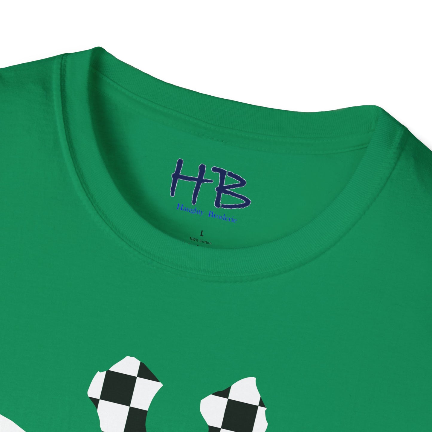 Graceful Heights: The Refined Checkered Giraffe Garment