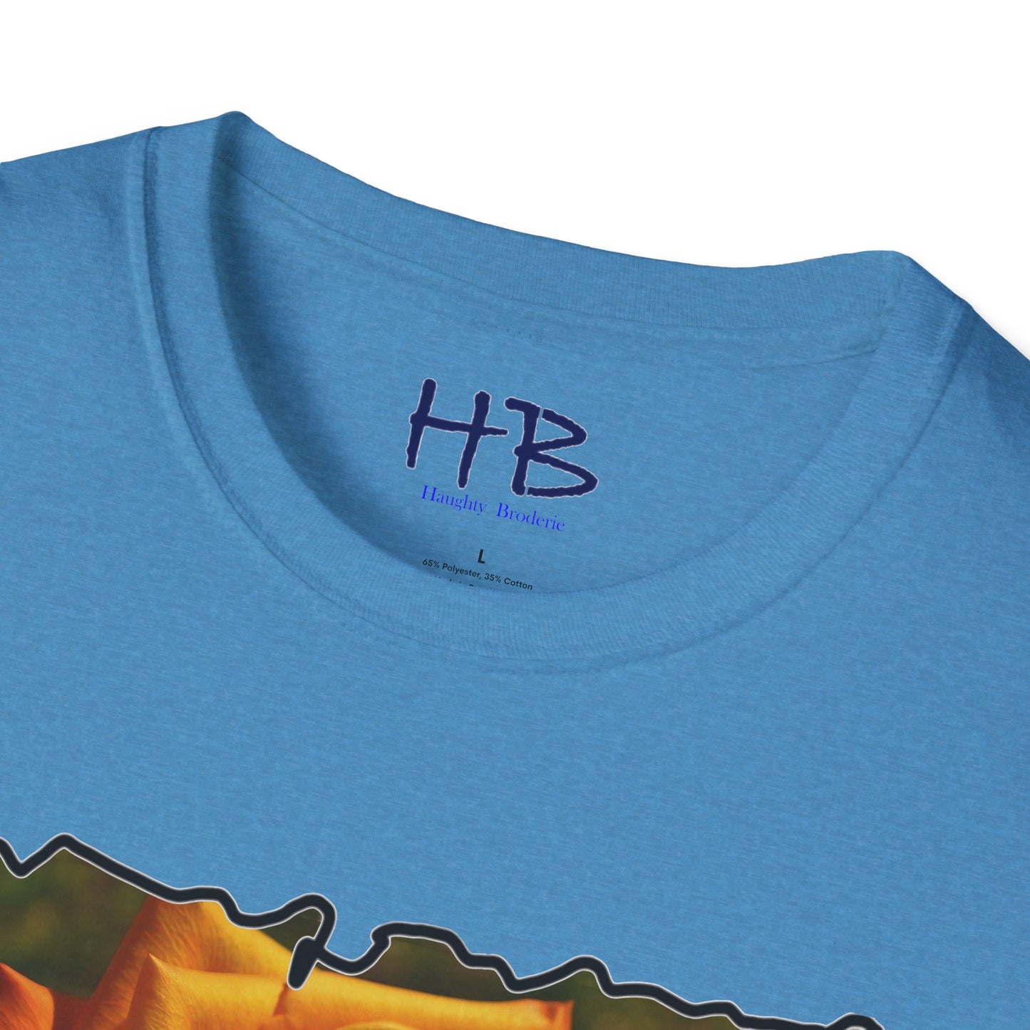 Blossoming Splendor: The Majestic Orange Rose Tee Shirt