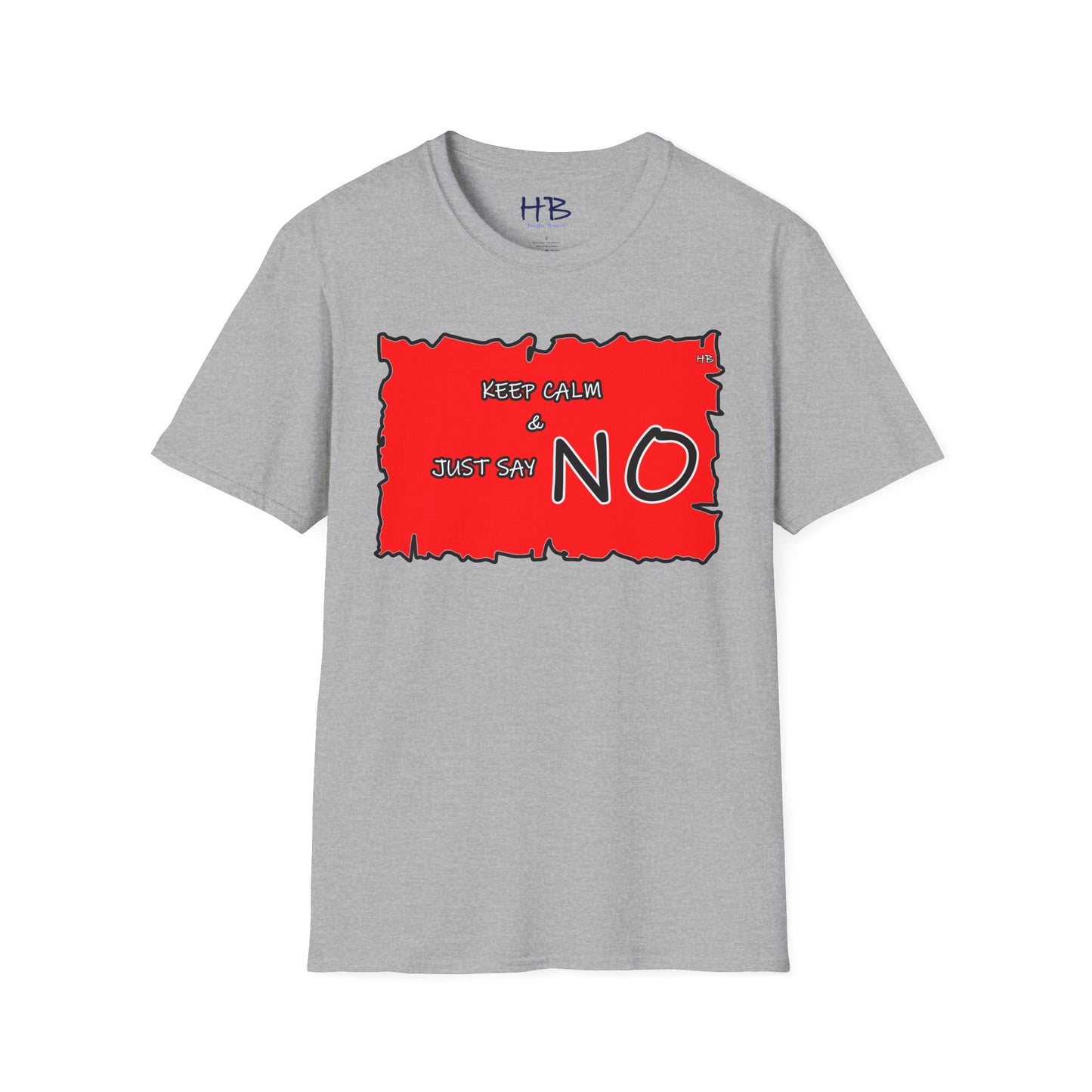 The Fearless Bold Red Attire with a Powerful Message; The 'NO' Declaration