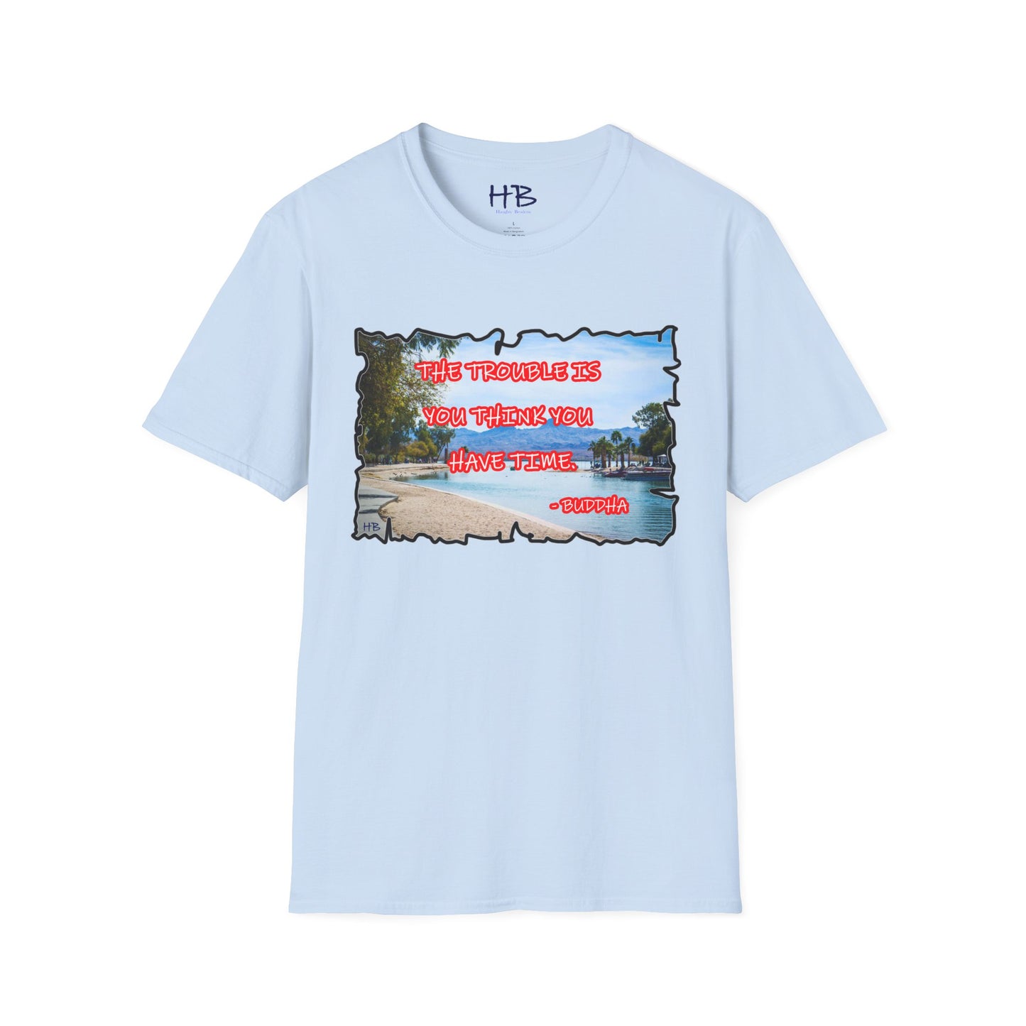 Buddha's Timeless Horizon Harmony; Philosophical Mirage Ethereal Lake Sunset Discourse 2