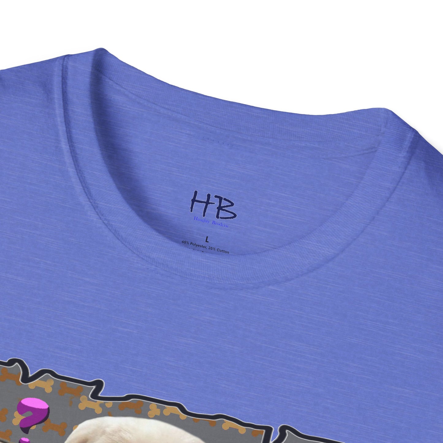 Baby Bichon Maltese with cluelessness innocent look "I don't undoustaaaand"