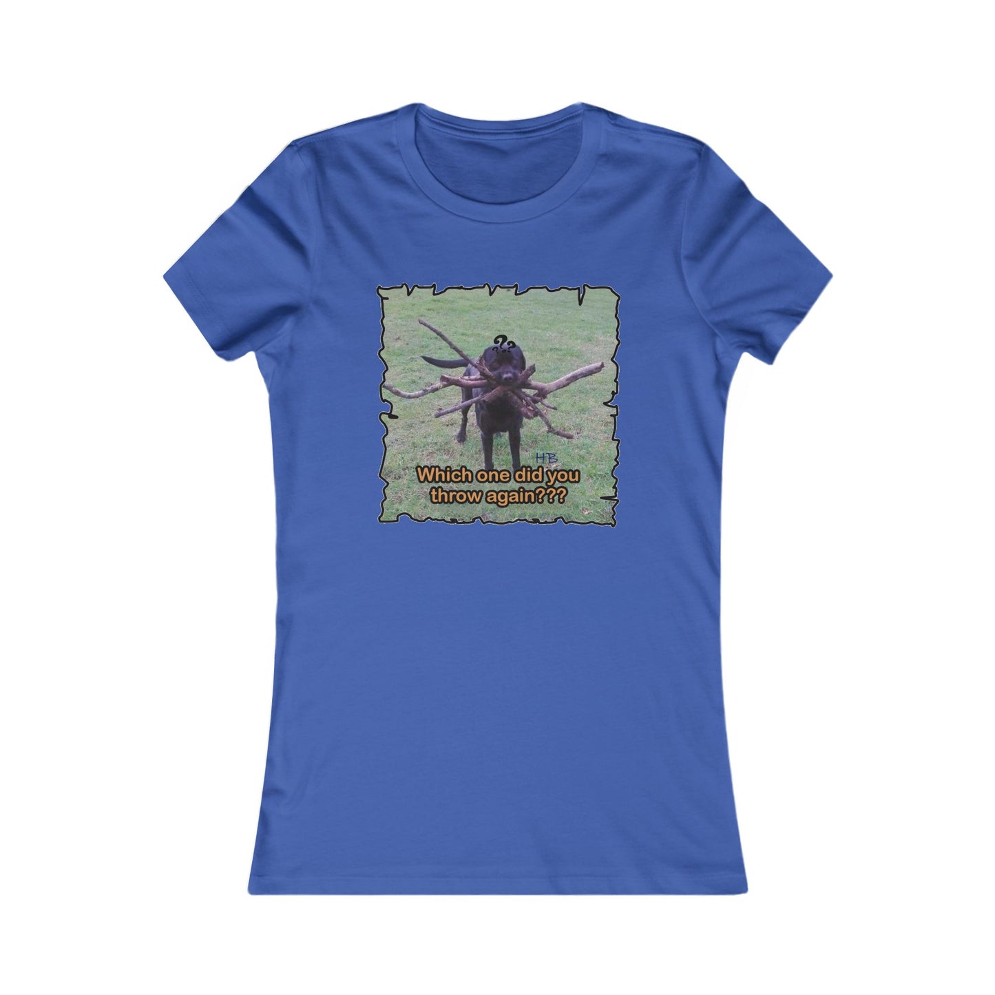 Fetching Pawsitively Cute (Women - Premium Cotton Tee)