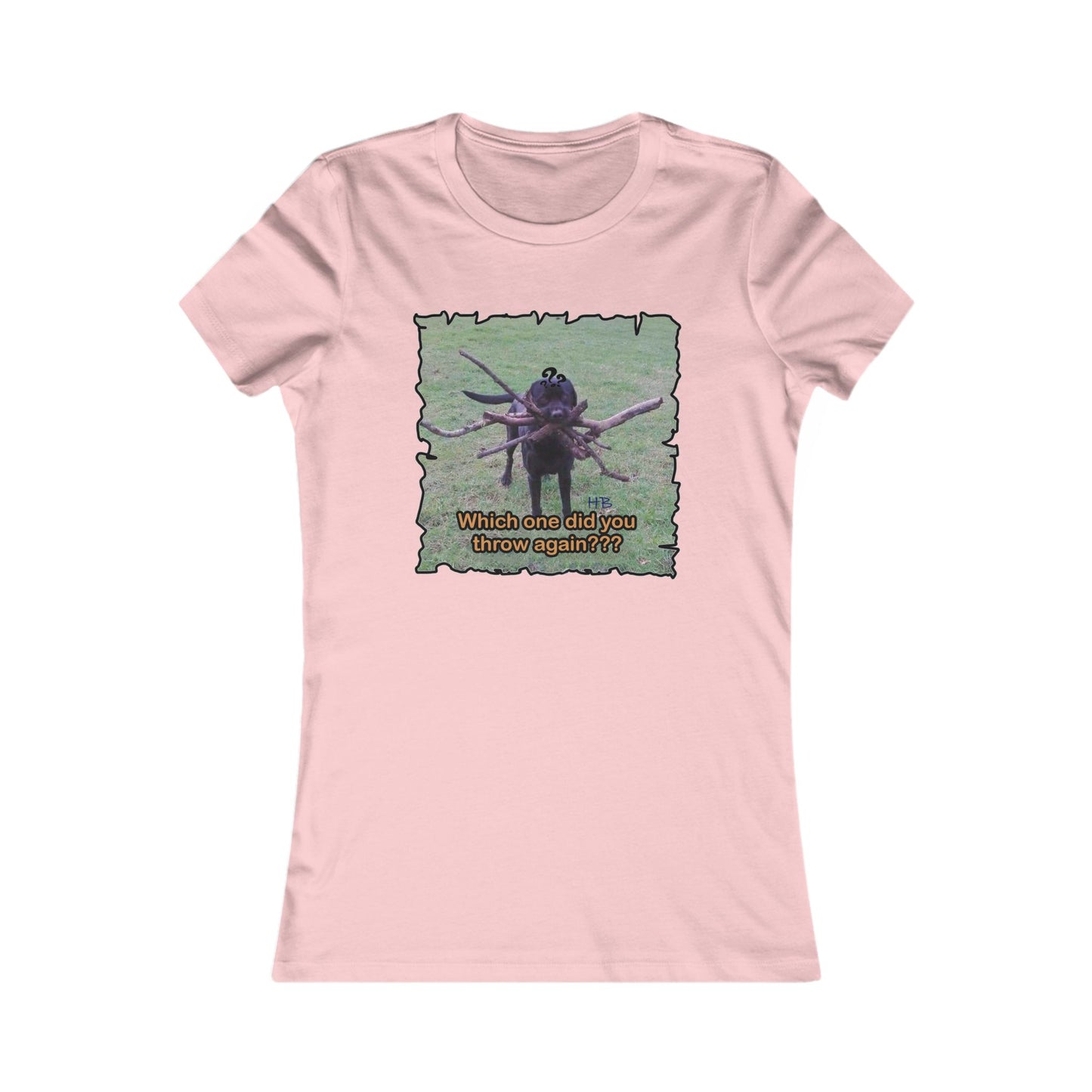 Fetching Pawsitively Cute (Women - Premium Cotton Tee)
