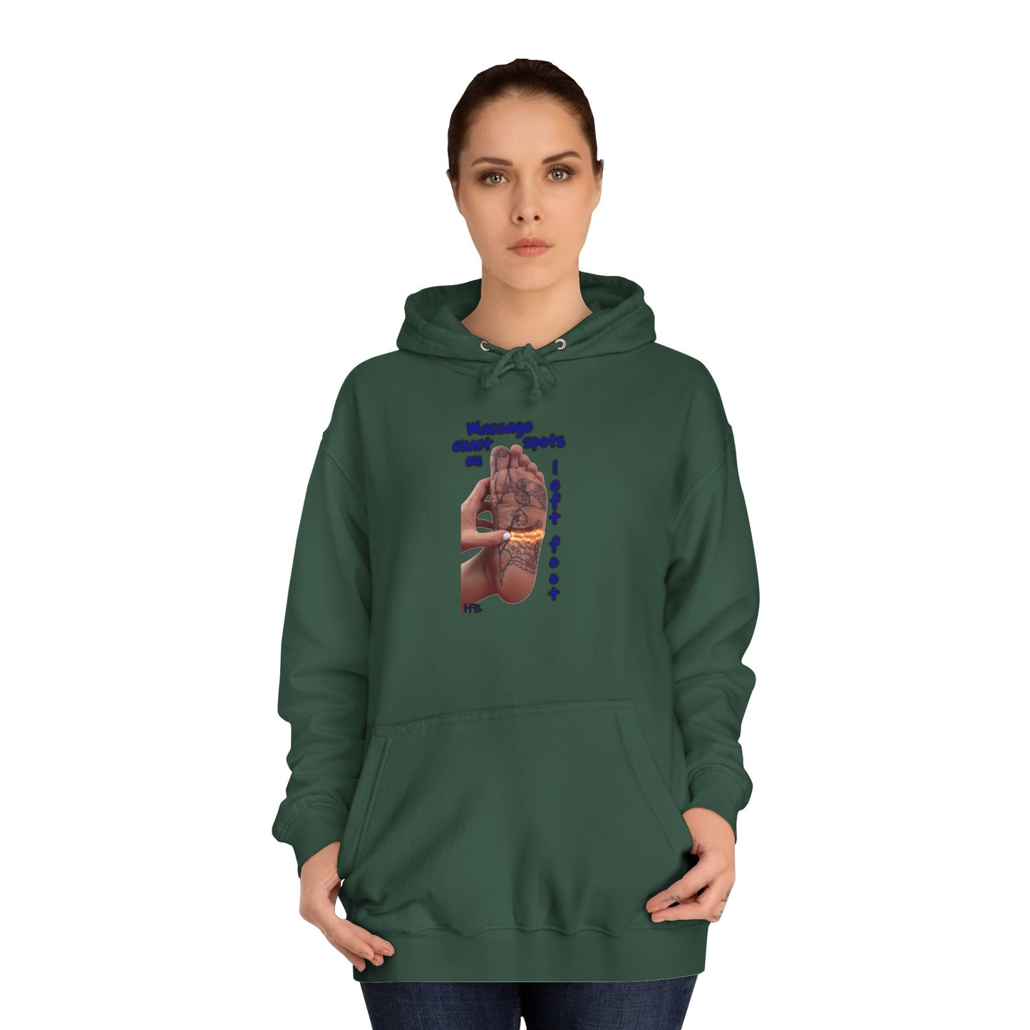 Get Yours Now -- Foot-Palm Wellness Organic Harmony;  Self-Care Holistic Healthwear (Hoodie - Cozy and Durable)