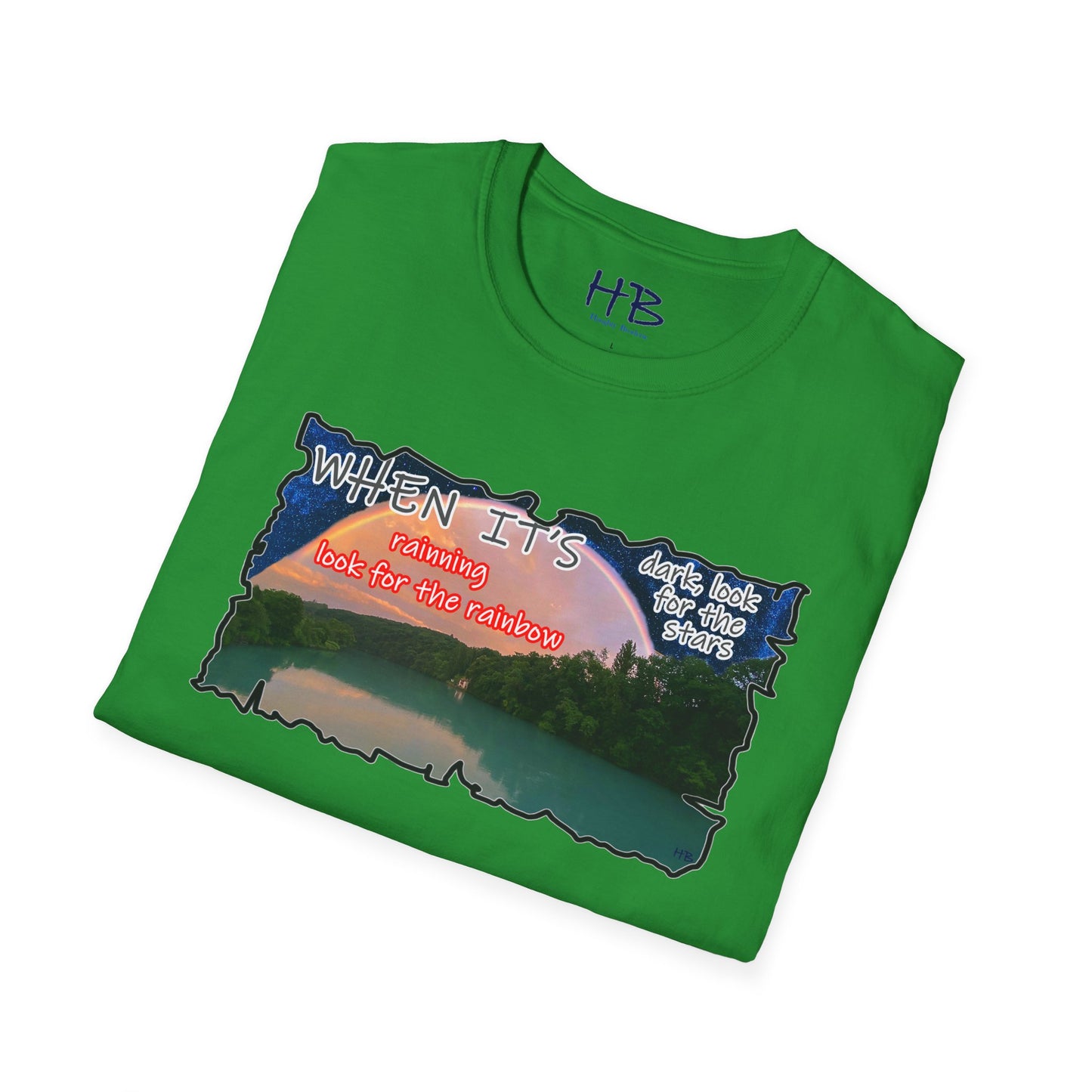 Harnessing the Positive: Radiate Joy and Inspiration rainbow vs stars