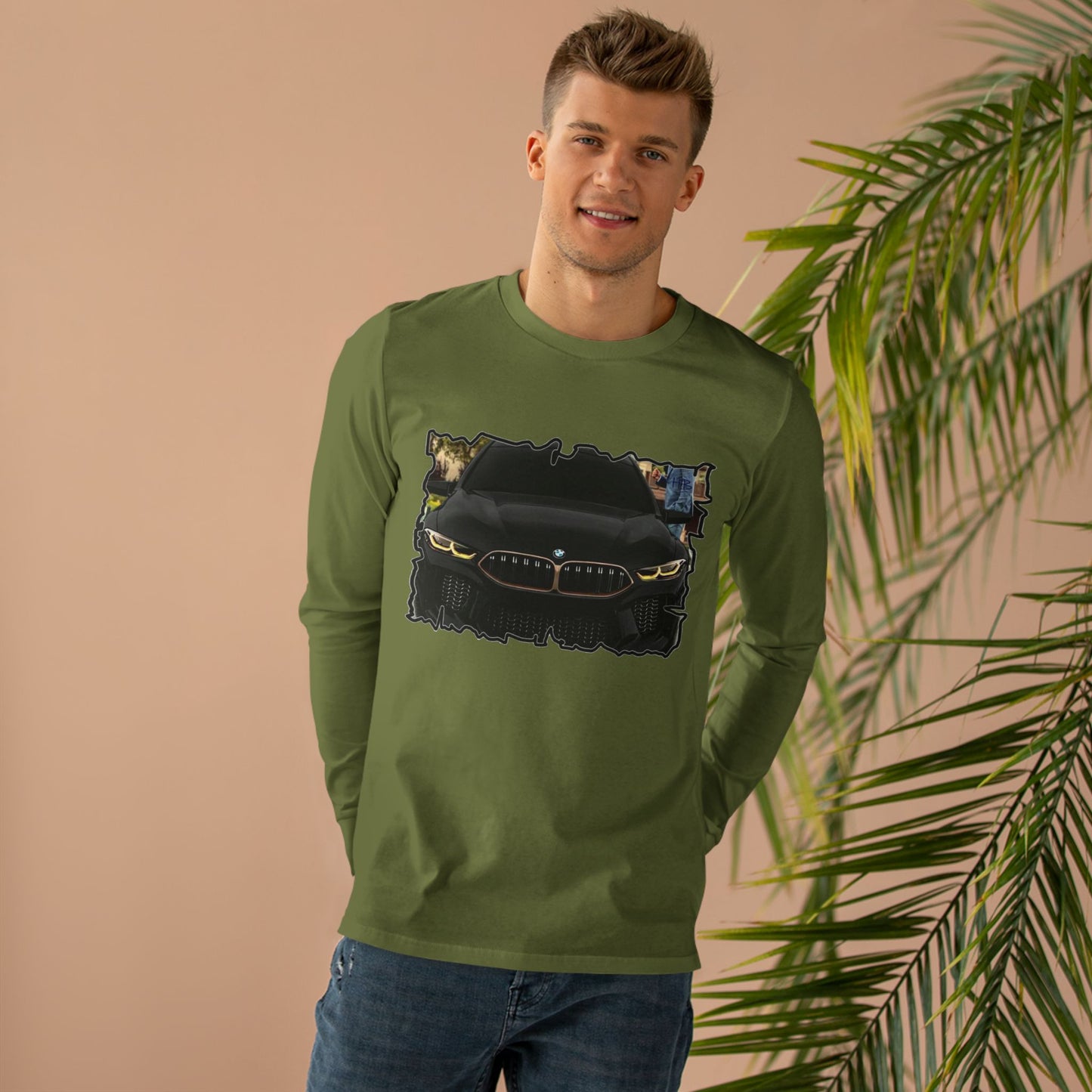 Get Yours Now -- Exquisite BMW M8 Gran Coupe (Men's Base Longsleeve Tee - All-Season Wear)
