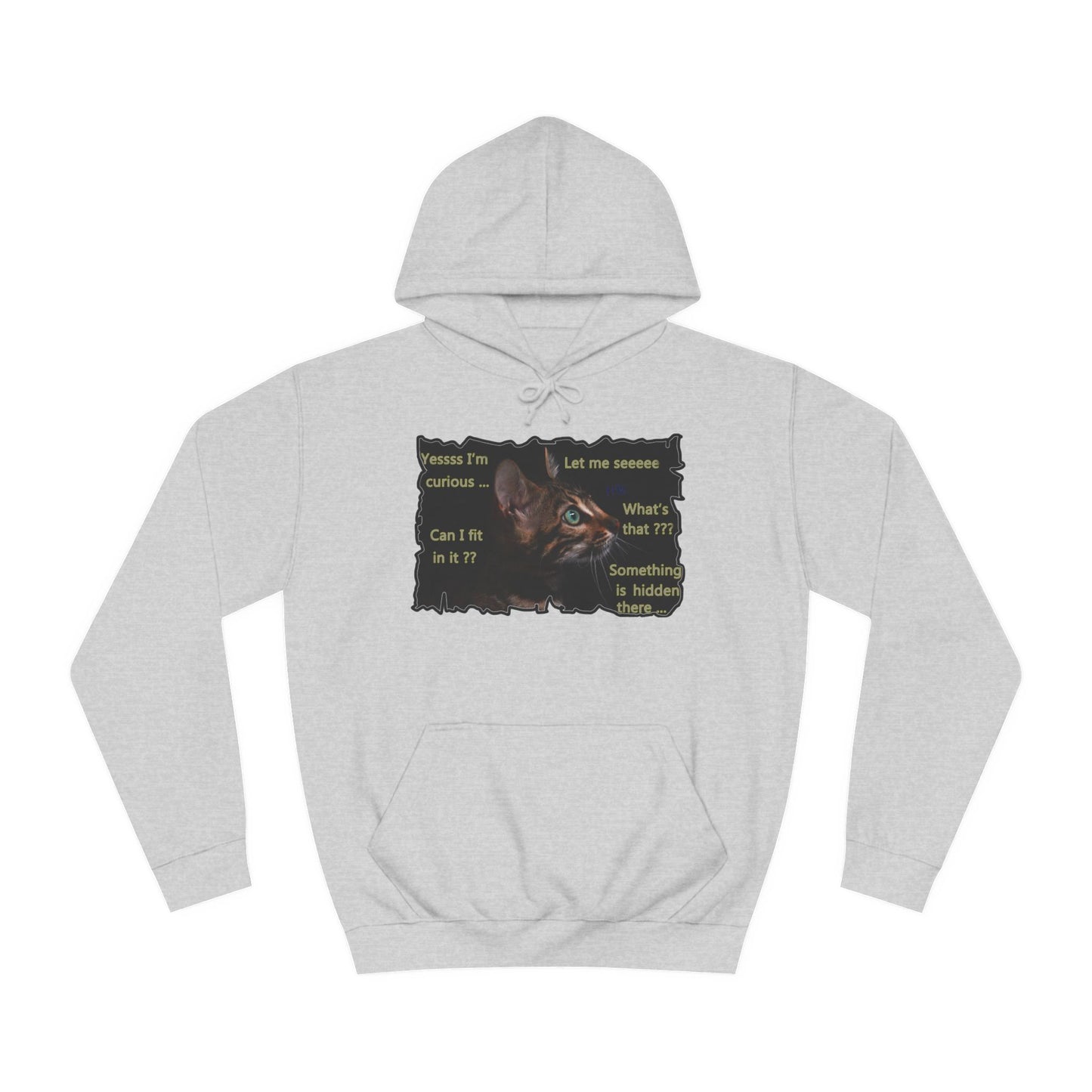 Get Yours Now -- Kitten curiosity and care free (Hoodie - Cozy and Durable)