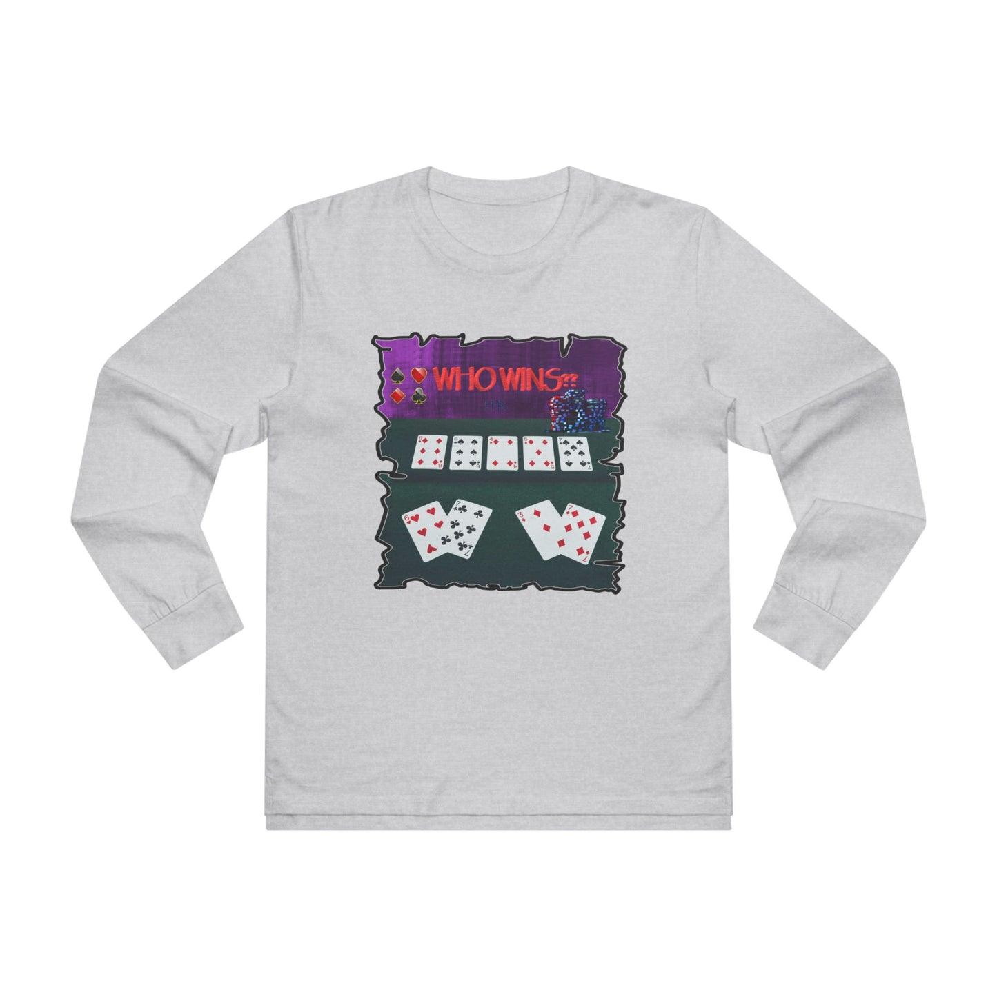 Get Yours Now -- Poker Face-off  Proclamation Challenge (Men's Base Longsleeve Tee - All-Season Wear)