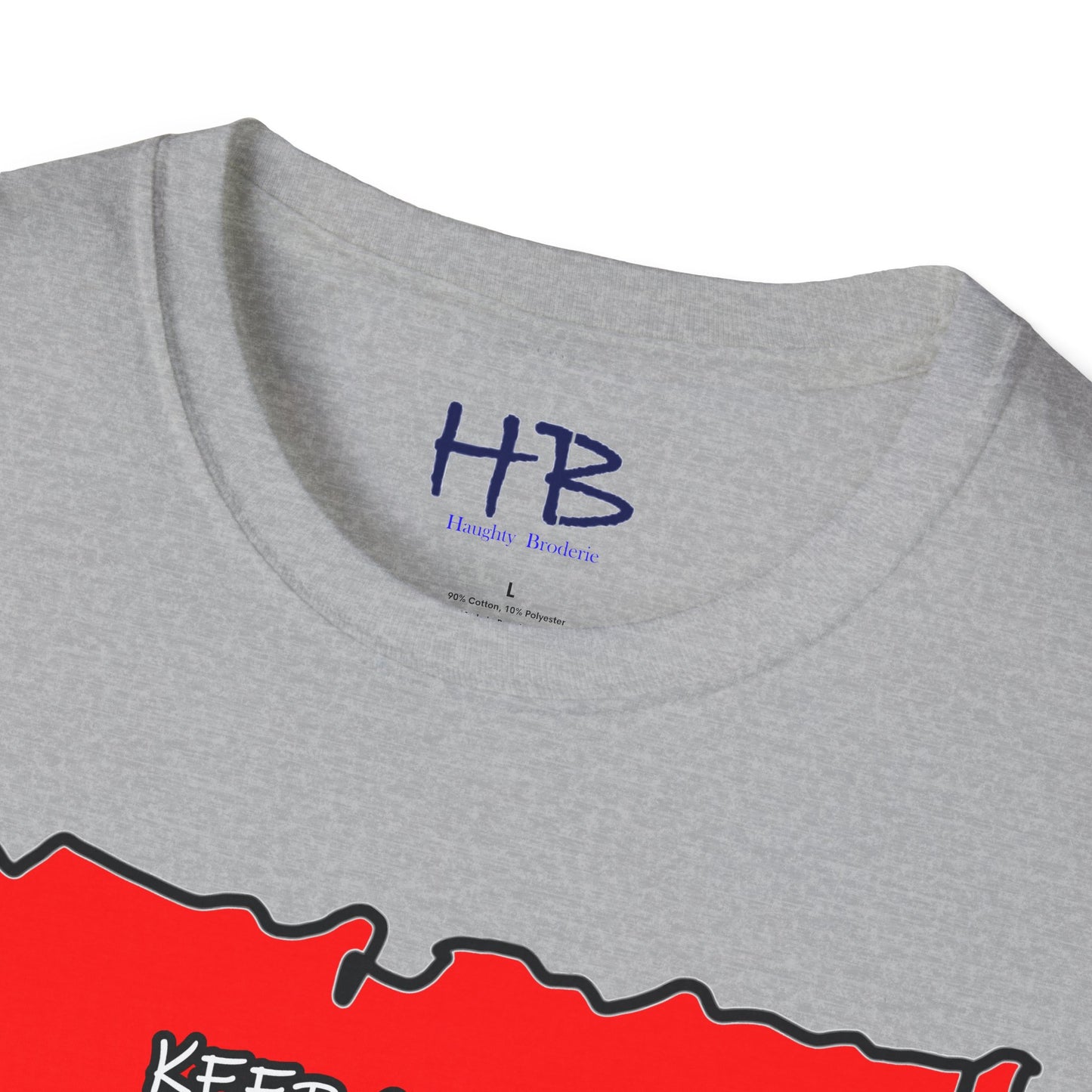 The Fearless Bold Red Attire with a Powerful Message; The 'NO' Declaration