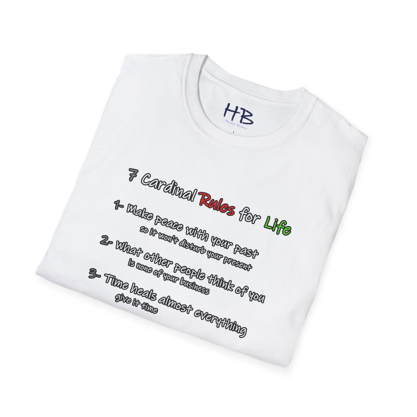 The 7 Walking Wisdom-Infused Life Rules Commemorative; Rule-By-Rule Life's Principles Woven into Fashion