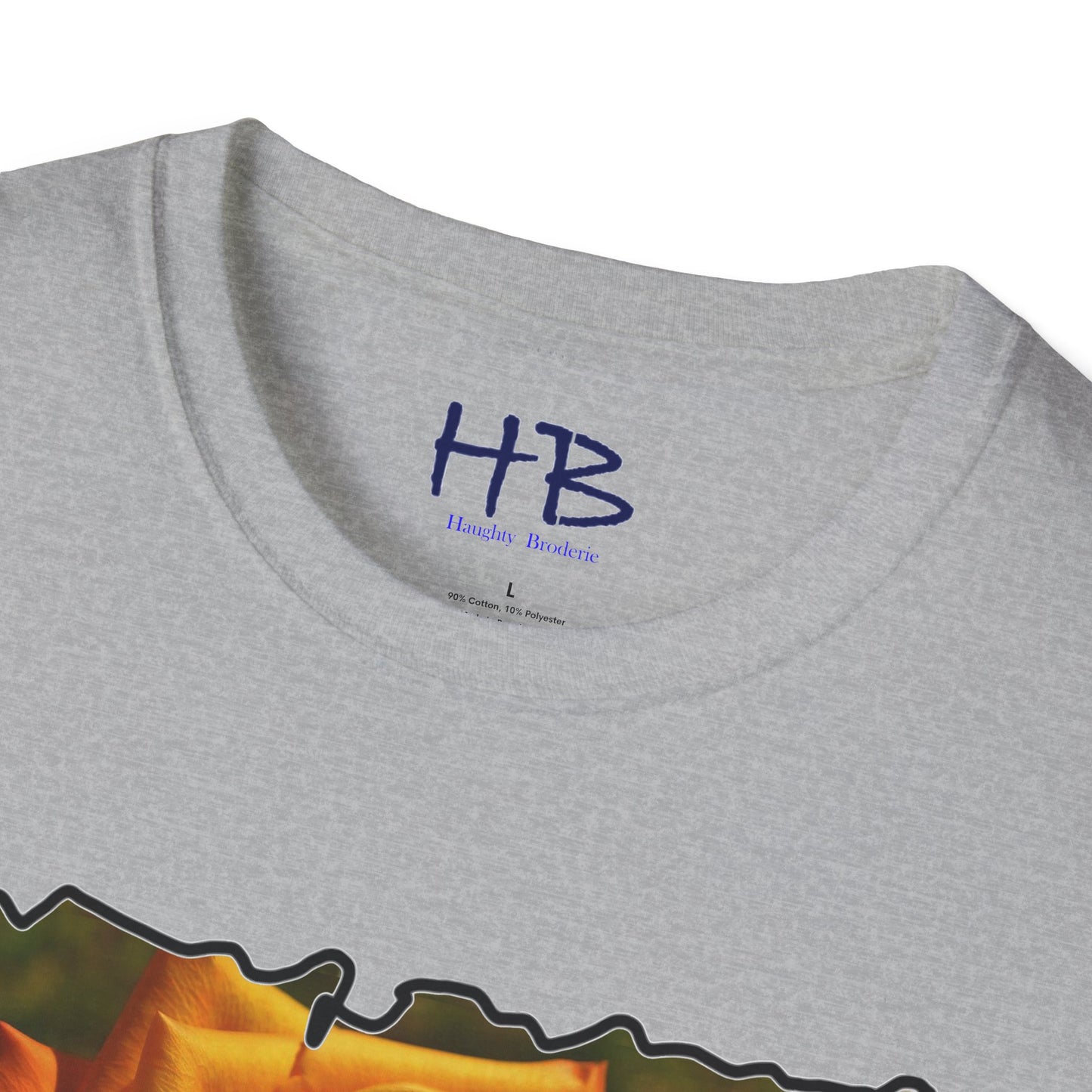 Blossoming Splendor: The Majestic Orange Rose Tee Shirt