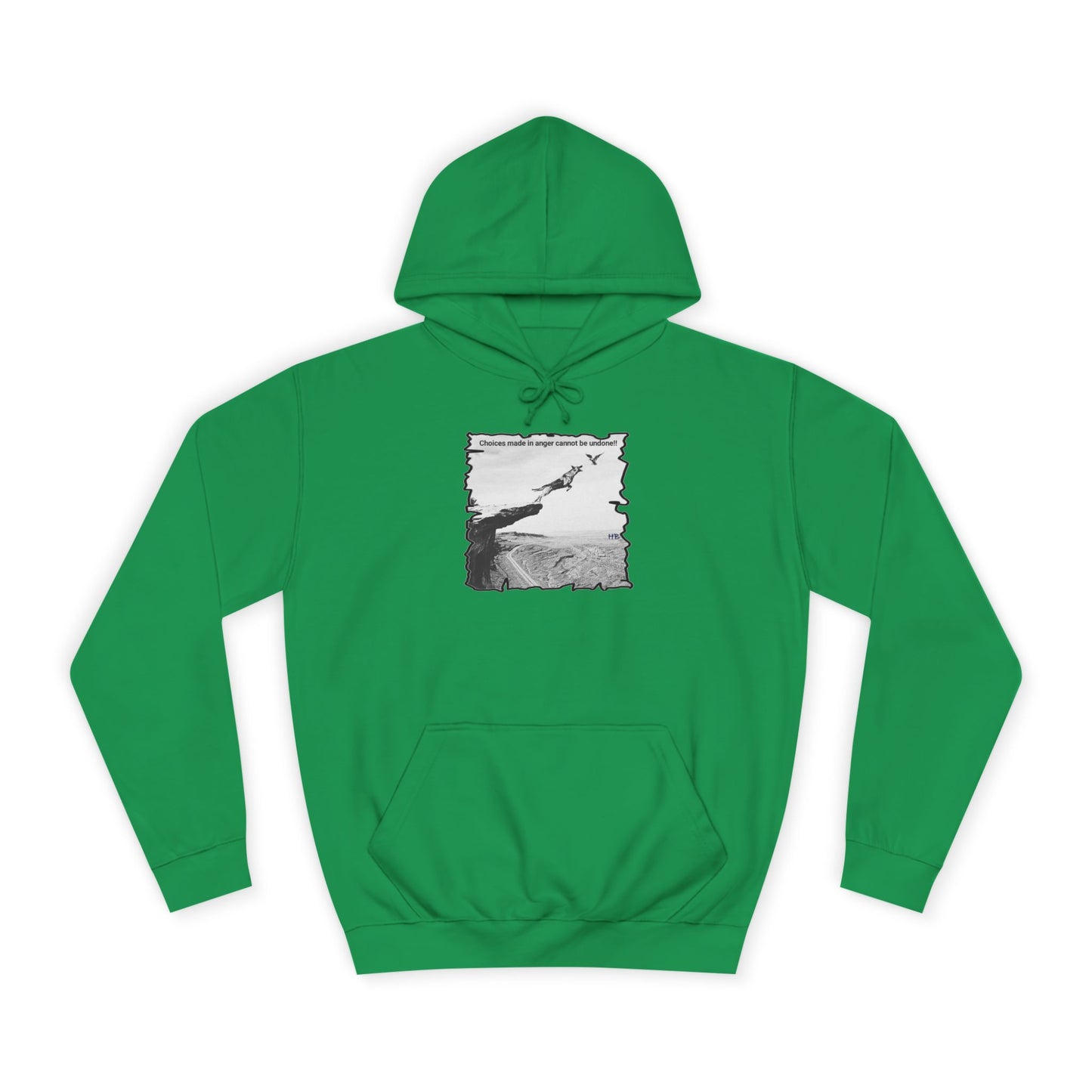 UnWise Woof Cliffhanger Choice Anger's Edge (Hoodie - Cozy and Durable)