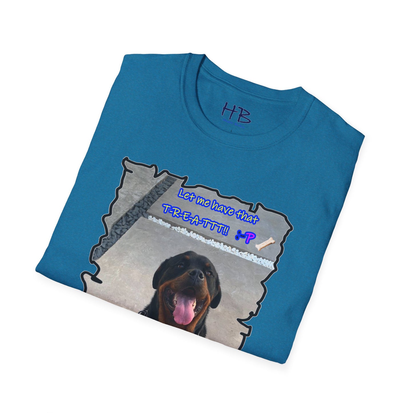 Unleashing Joy: Canine Delights with Rothweiler Luke's Charming Treatful Expression in Focus for a treat