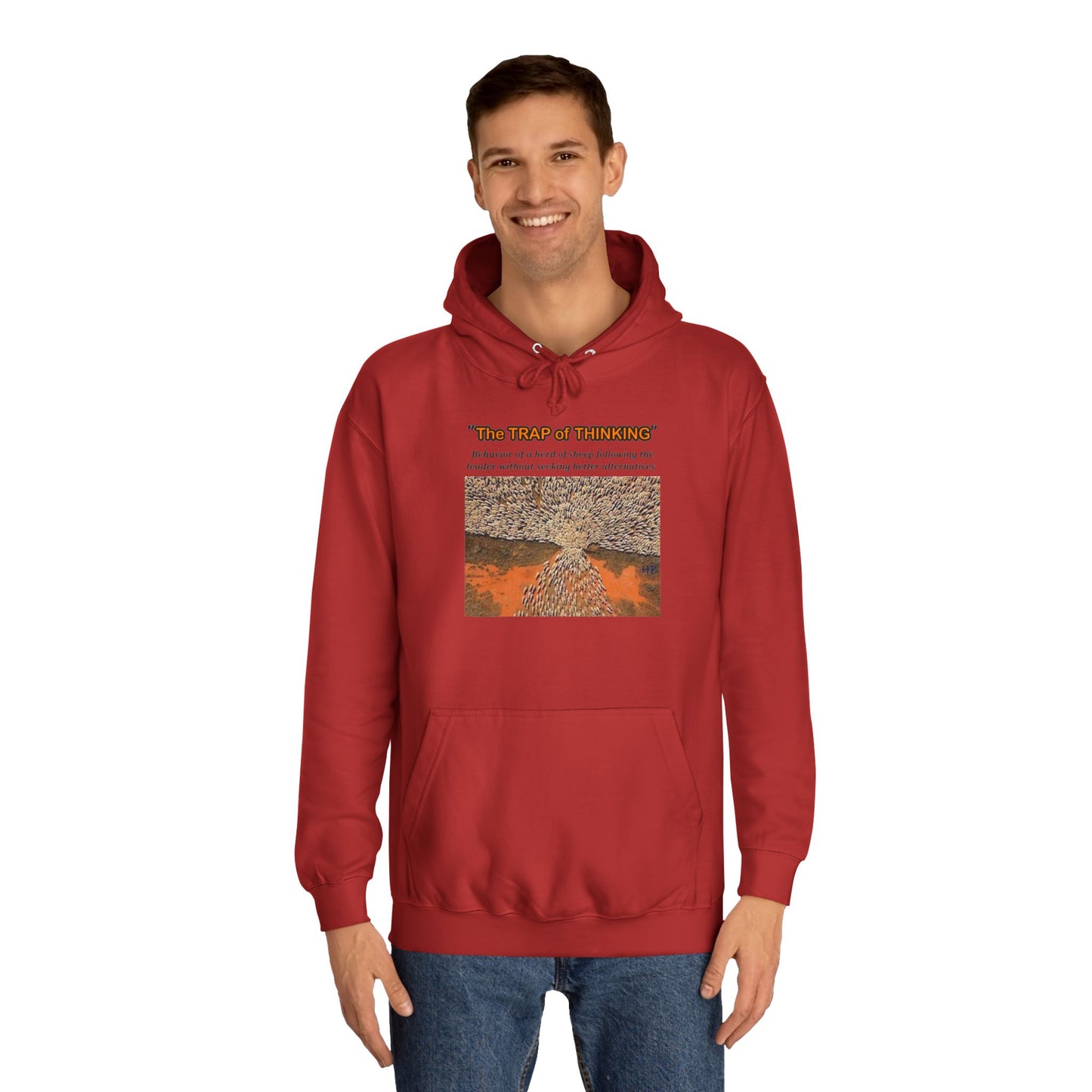 Thought-Provoking Independent Thinker (Hoodie - Cozy and Durable)