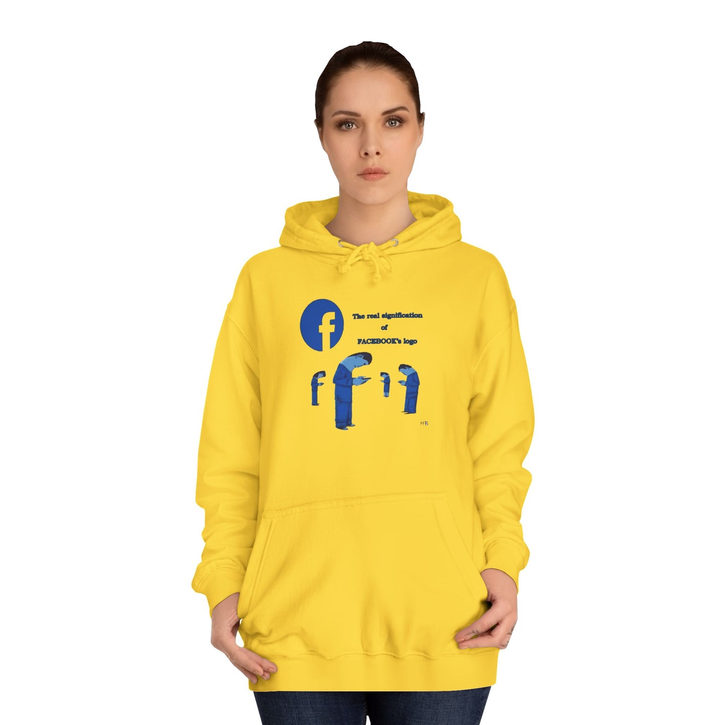 Behind the Logo Unveiling the True Facebook (Hoodie - Cozy and Durable)