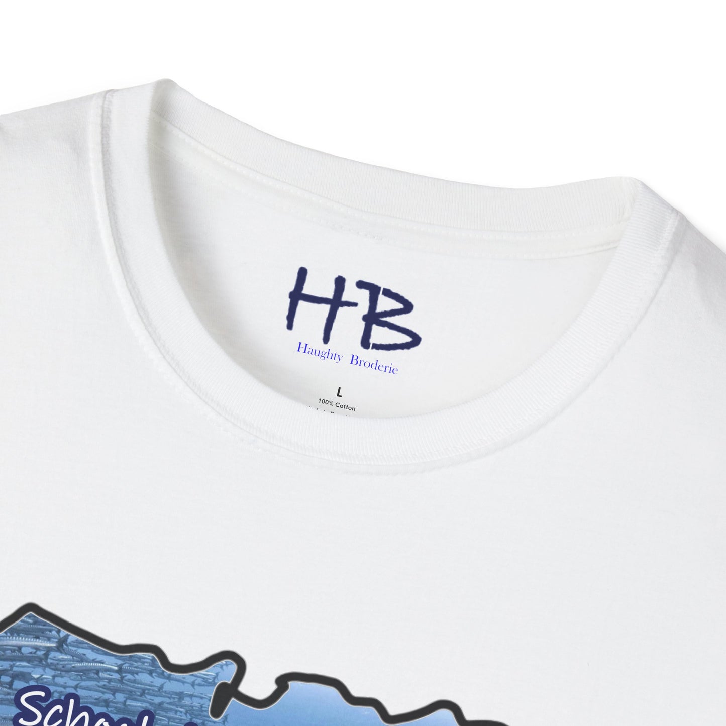 Symbiotic Serenity Aquatic Symphony: Shark's Odyssey piercing the School's Ballet