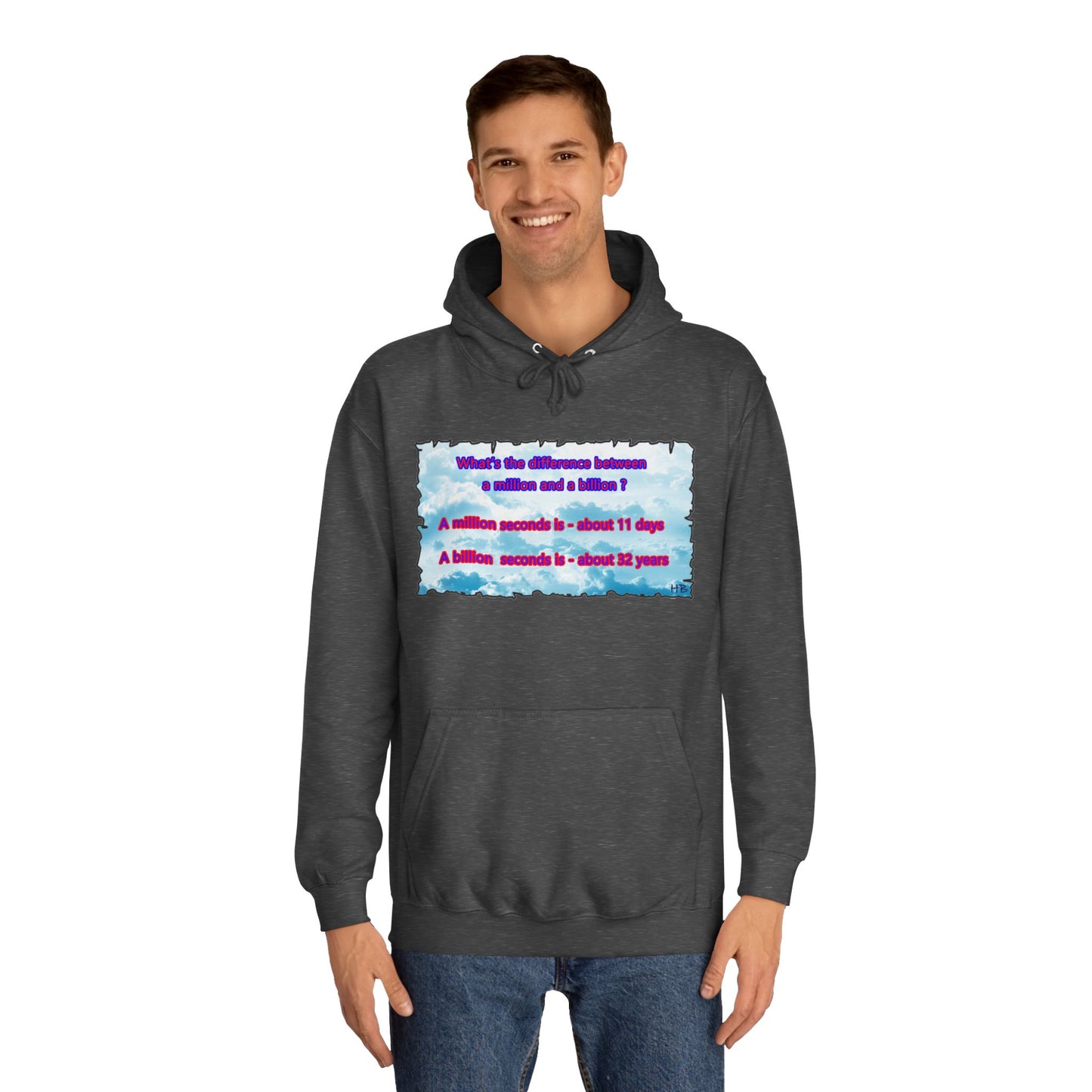 Get Yours Now -- Difference between million and billion calculated in seconds (Hoodie - Cozy and Durable)