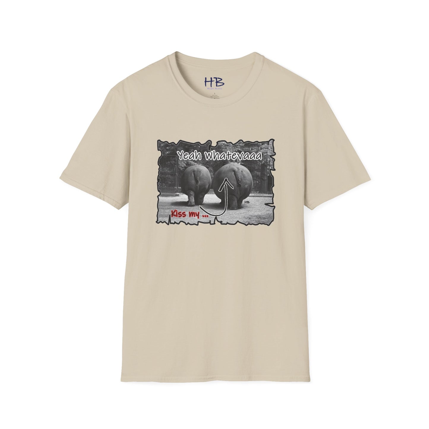 Humorous Whimsical Sarcastic Hippo Laugh-Inducing; Truth to be told to annoying people in your life