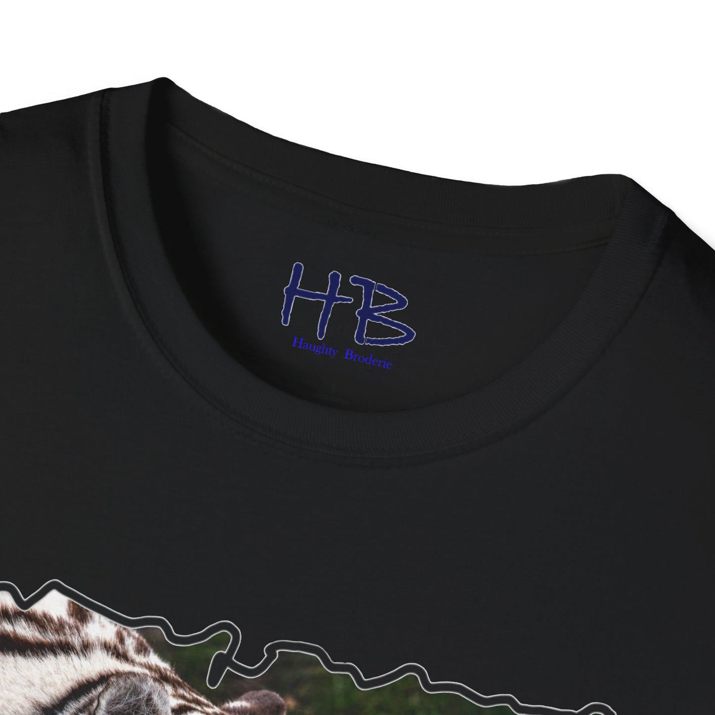 White tiger black stripes green eyes