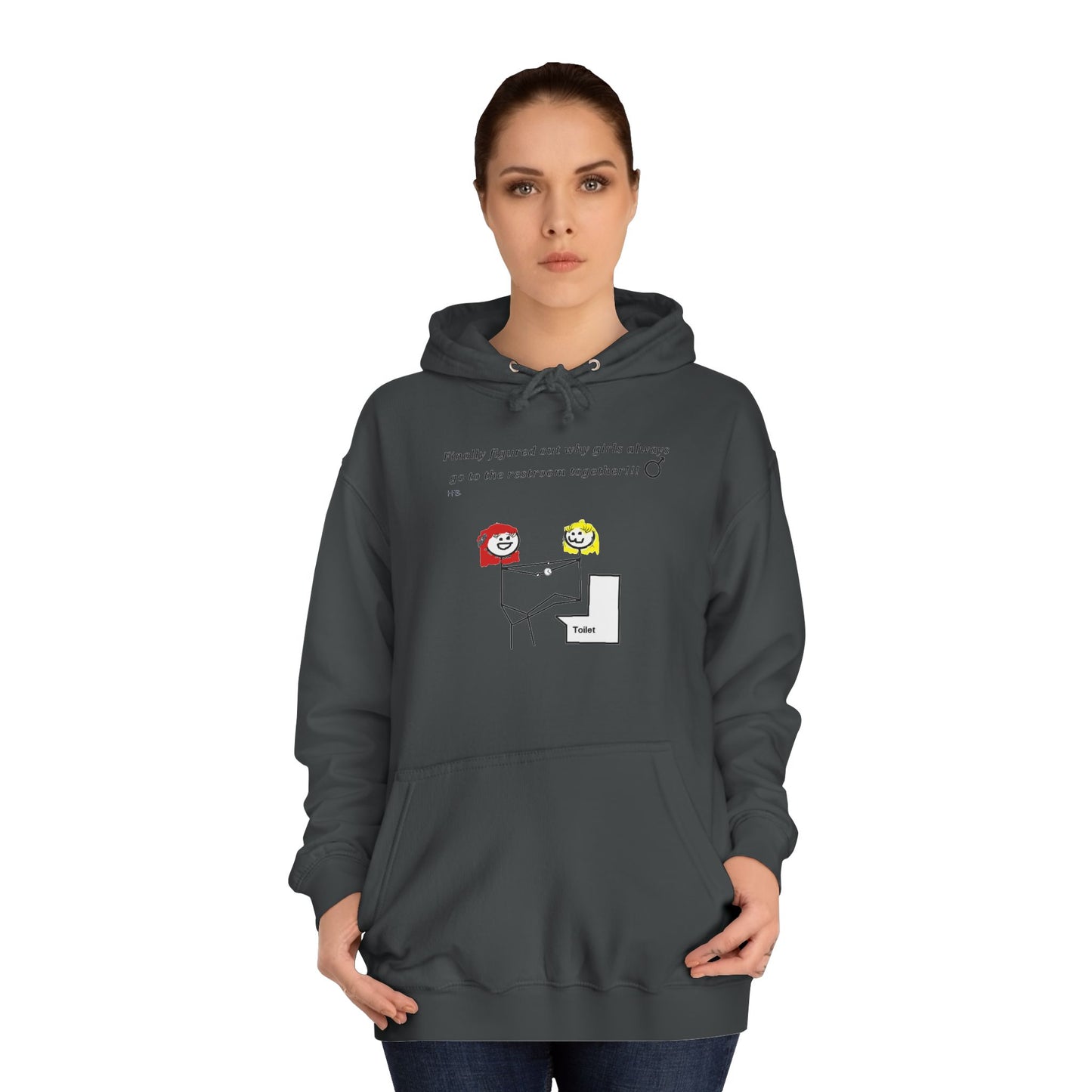 Get Yours Now -- Humorous Restroom Companions Revelations (Hoodie - Cozy and Durable)