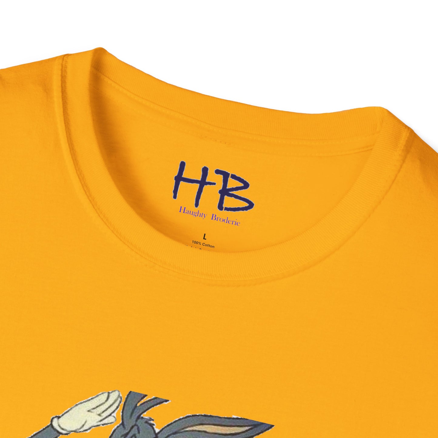 Bugs being playful with his bunny lady