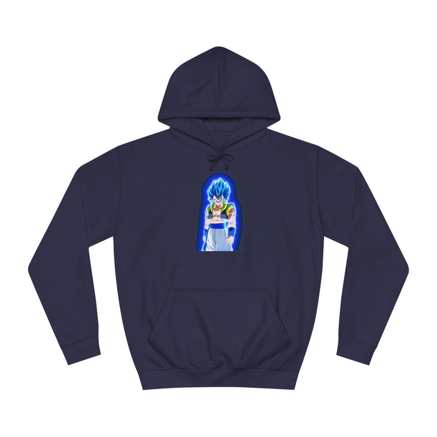 Superhero in Blue in max level (Hoodie - Cozy and Durable)