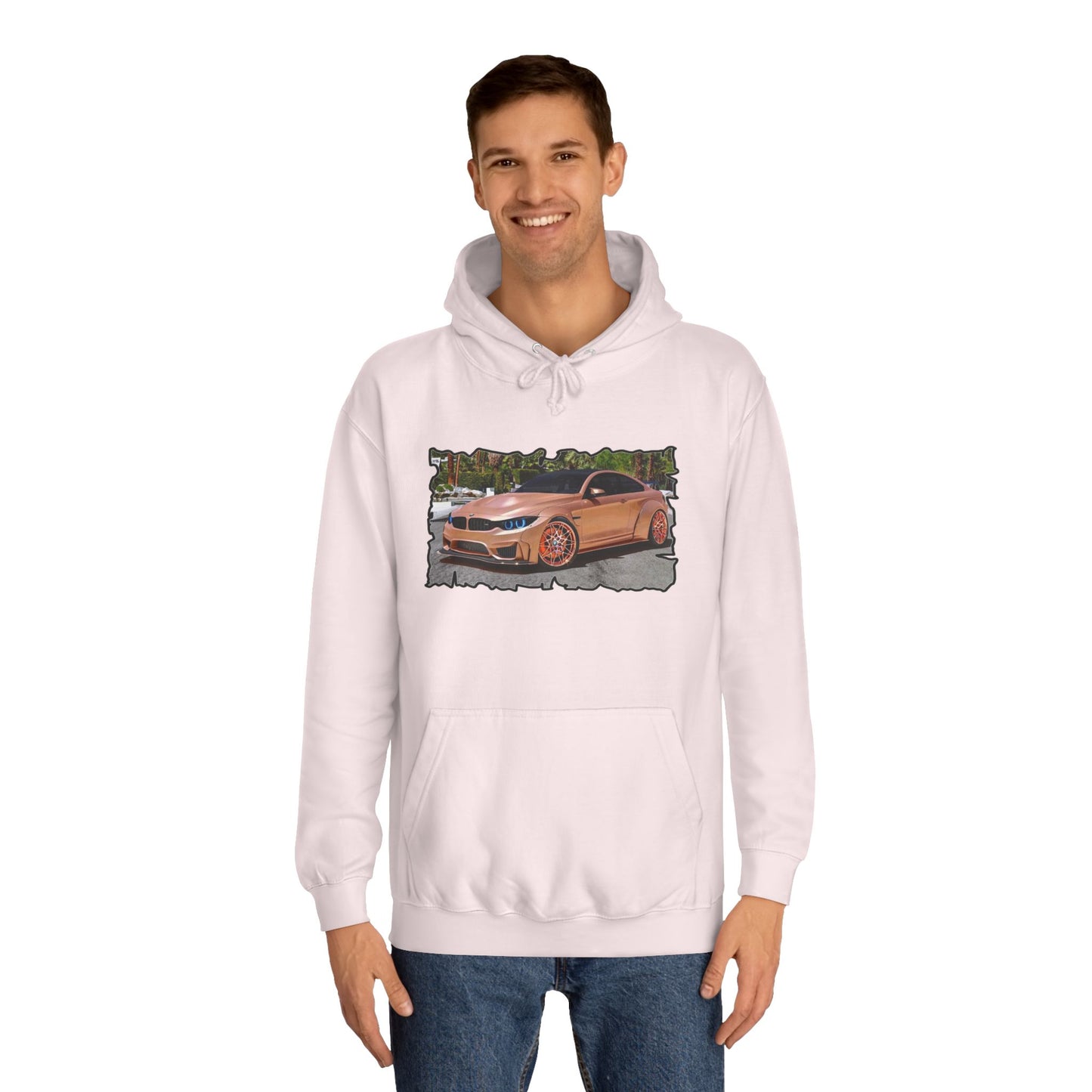 Get Yours Now -- Customized pink BMW M3 (Hoodie - Cozy and Durable)