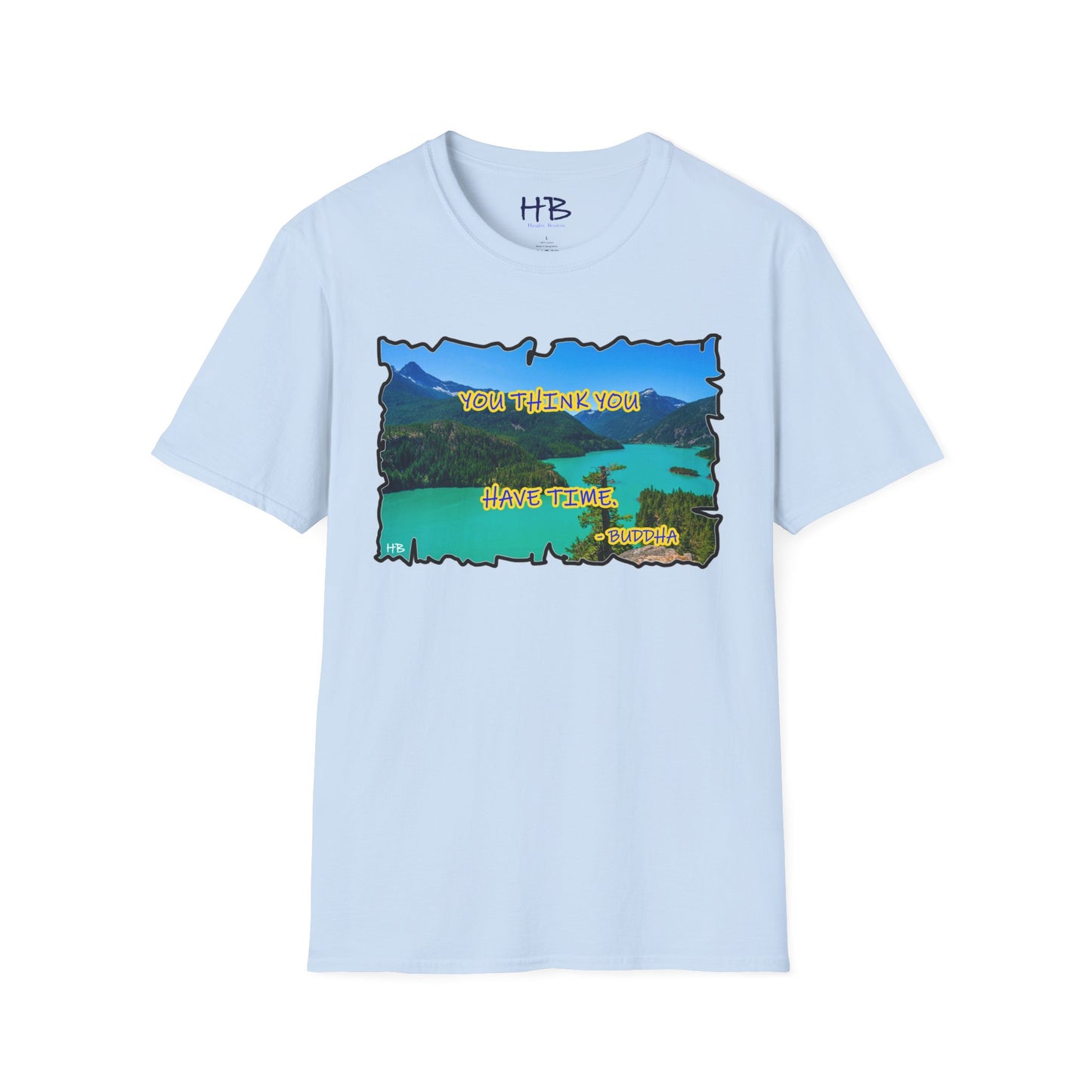 Buddha's Timeless Horizon Harmony; Philosophical Mirage Ethereal Lake Sunset Discourse 10