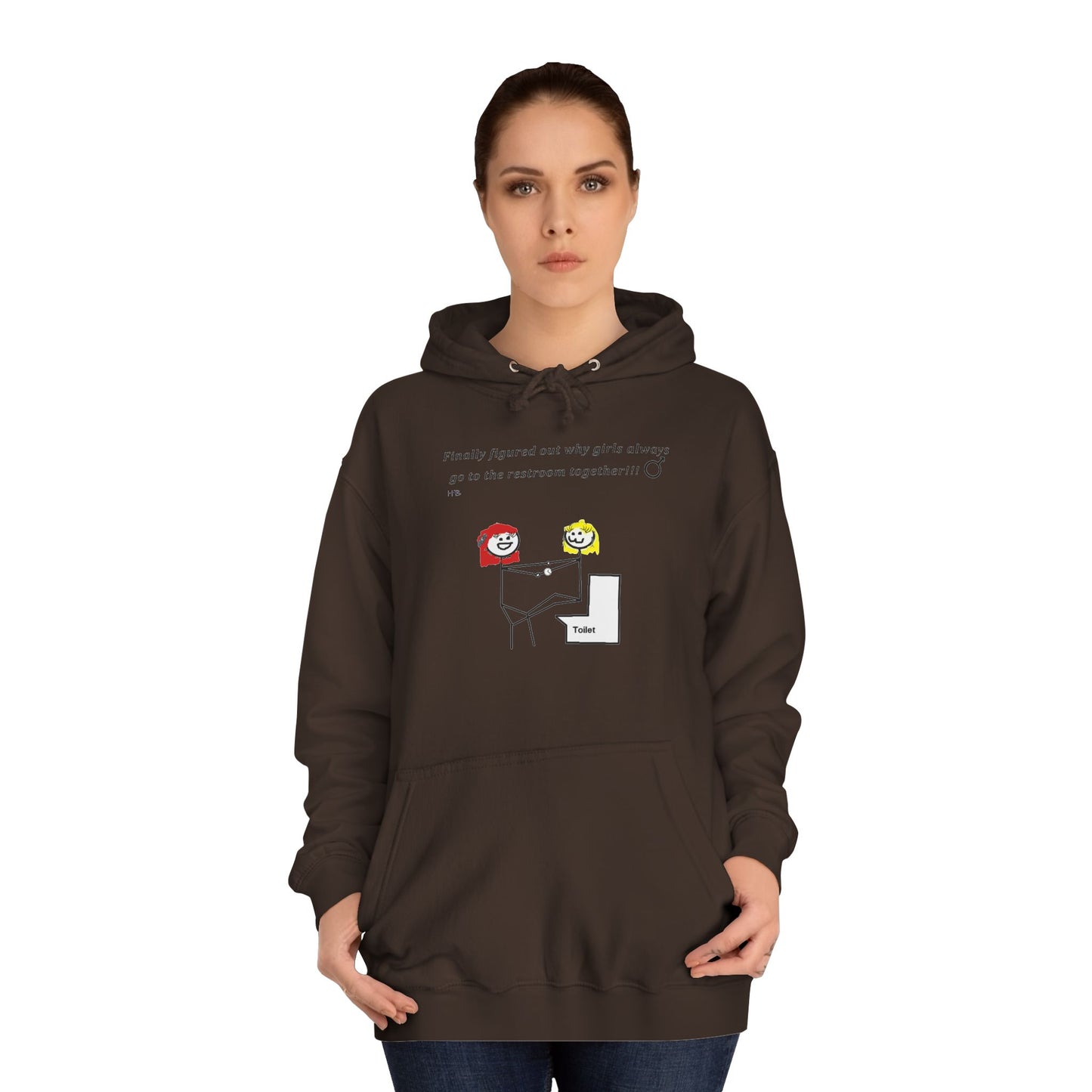 Get Yours Now -- Humorous Restroom Companions Revelations (Hoodie - Cozy and Durable)
