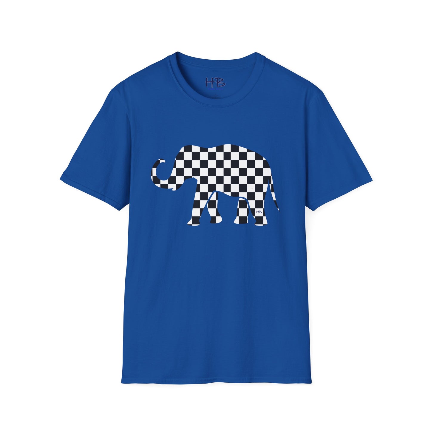 Sophistication Redefined: Unleash Your Style with the Elephant-Inspired Checkered one