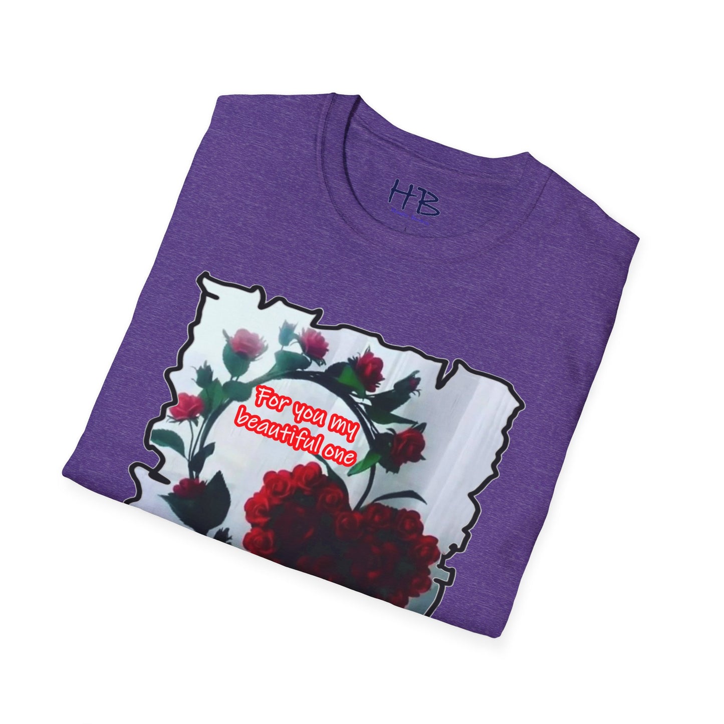 A Botanical Elegance Wearable Ode to Love; A Red Heart Rhapsody Floral Symphony Romantic Reverie