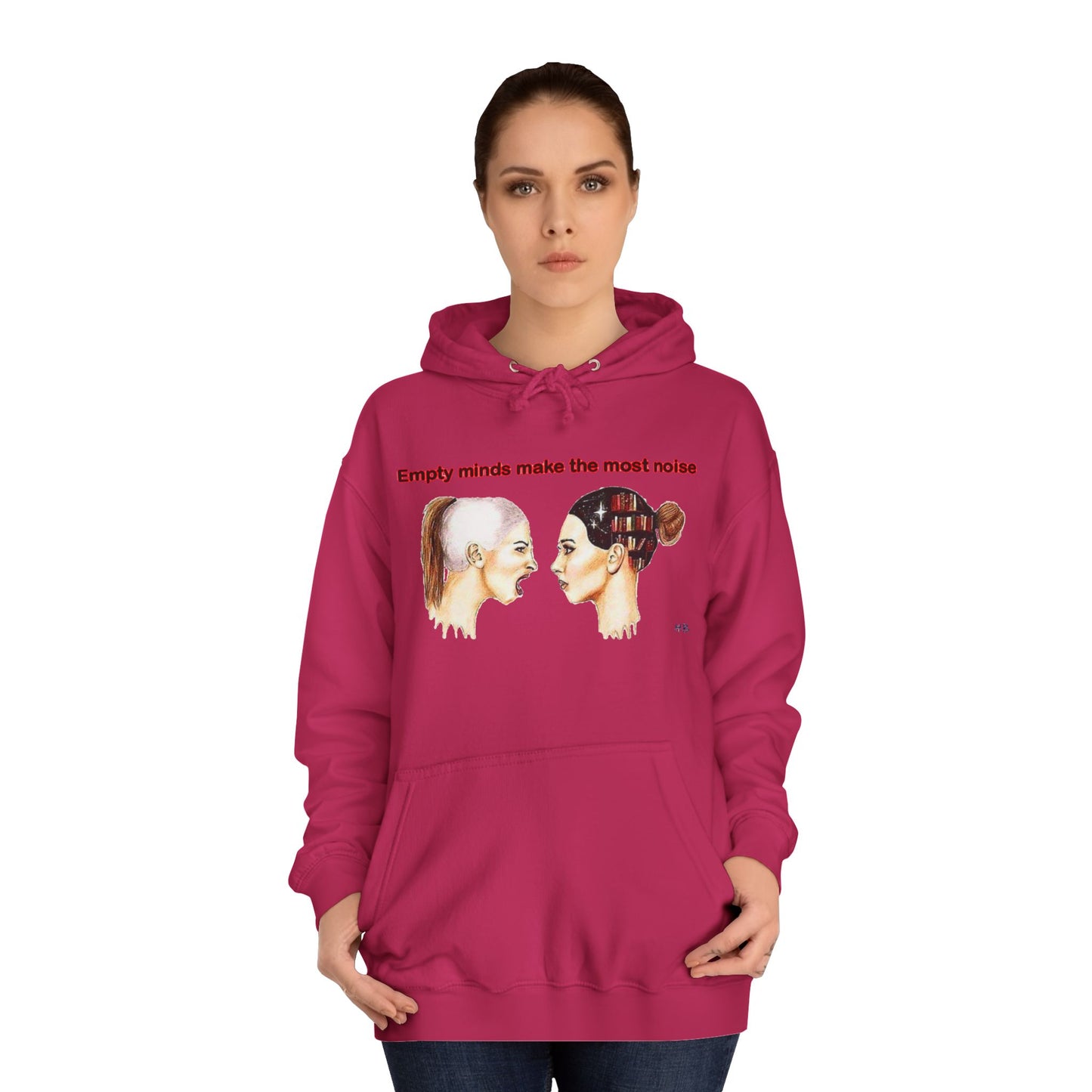 Get Yours Now -- Noiseless Nobility to Educate with The Power of Quiet Intellect (Hoodie - Cozy and Durable)