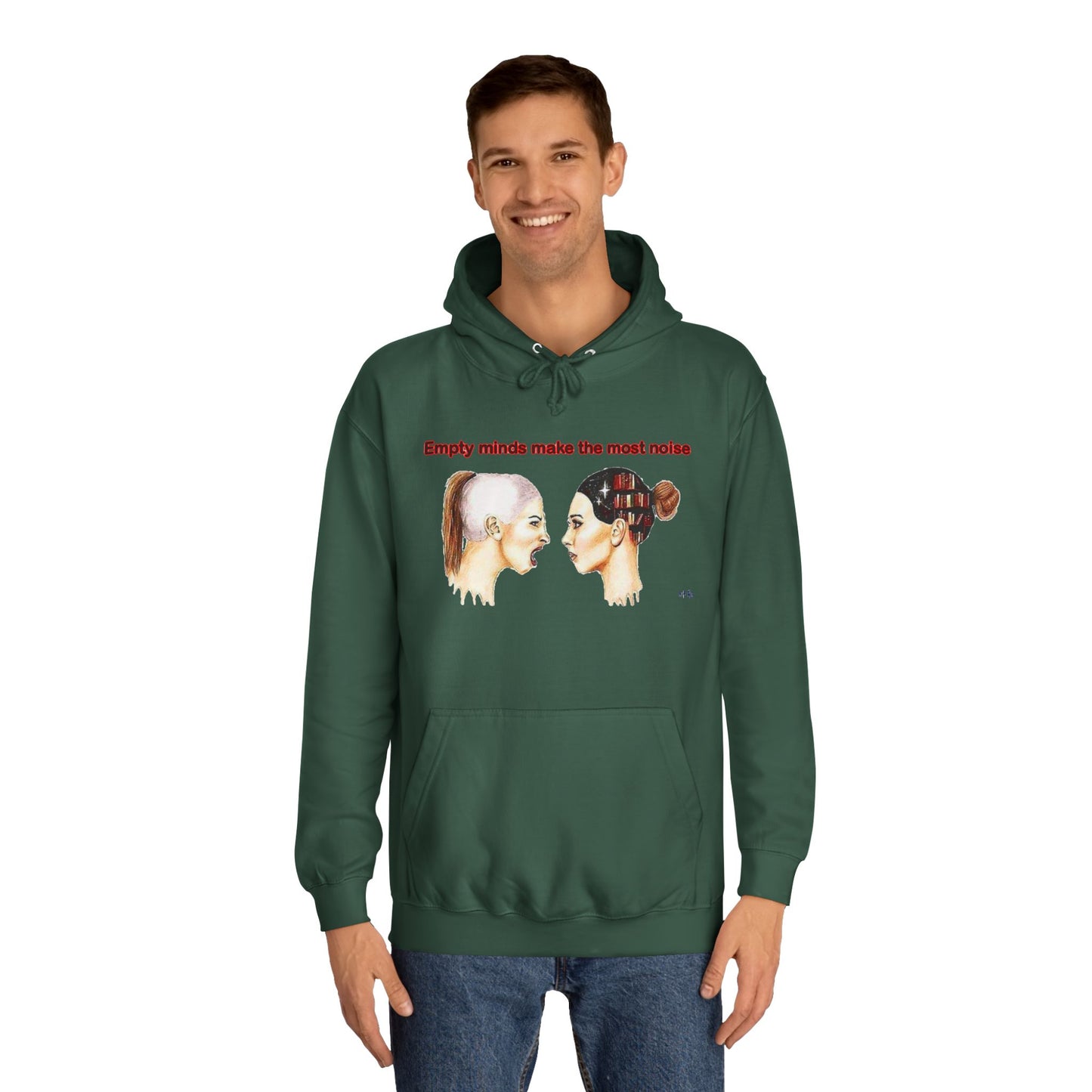 Get Yours Now -- Noiseless Nobility to Educate with The Power of Quiet Intellect (Hoodie - Cozy and Durable)