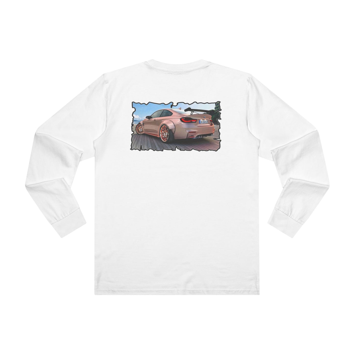 Get Yours Now -- Customized pink BMW M3 (Men's Base Longsleeve Tee - All-Season Wear)