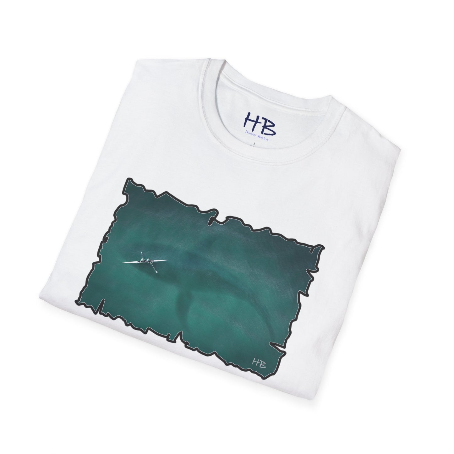 Whale's Shadow: A Harmony Between Worlds Tee Shirt