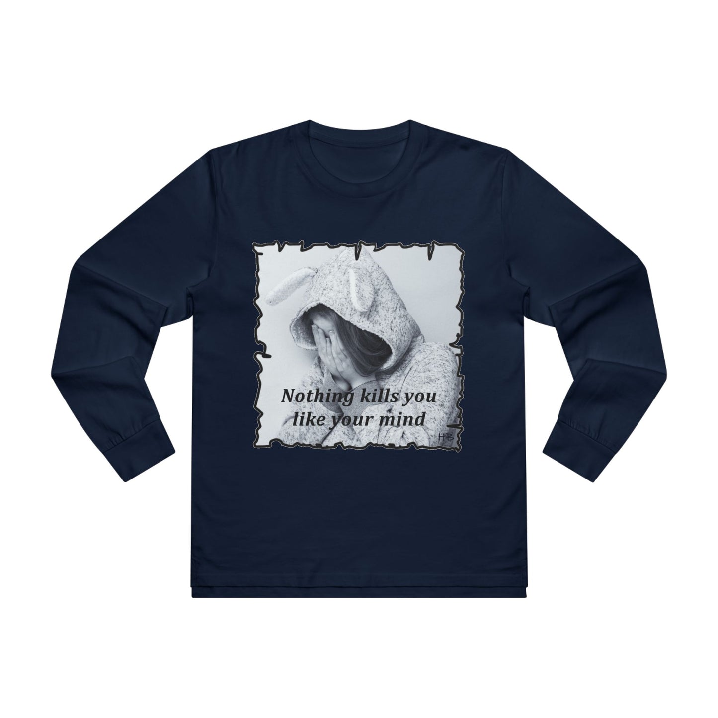 Get Yours Now -- Mental Fortress brings Inner Peace (Men's Base Longsleeve Tee - All-Season Wear)