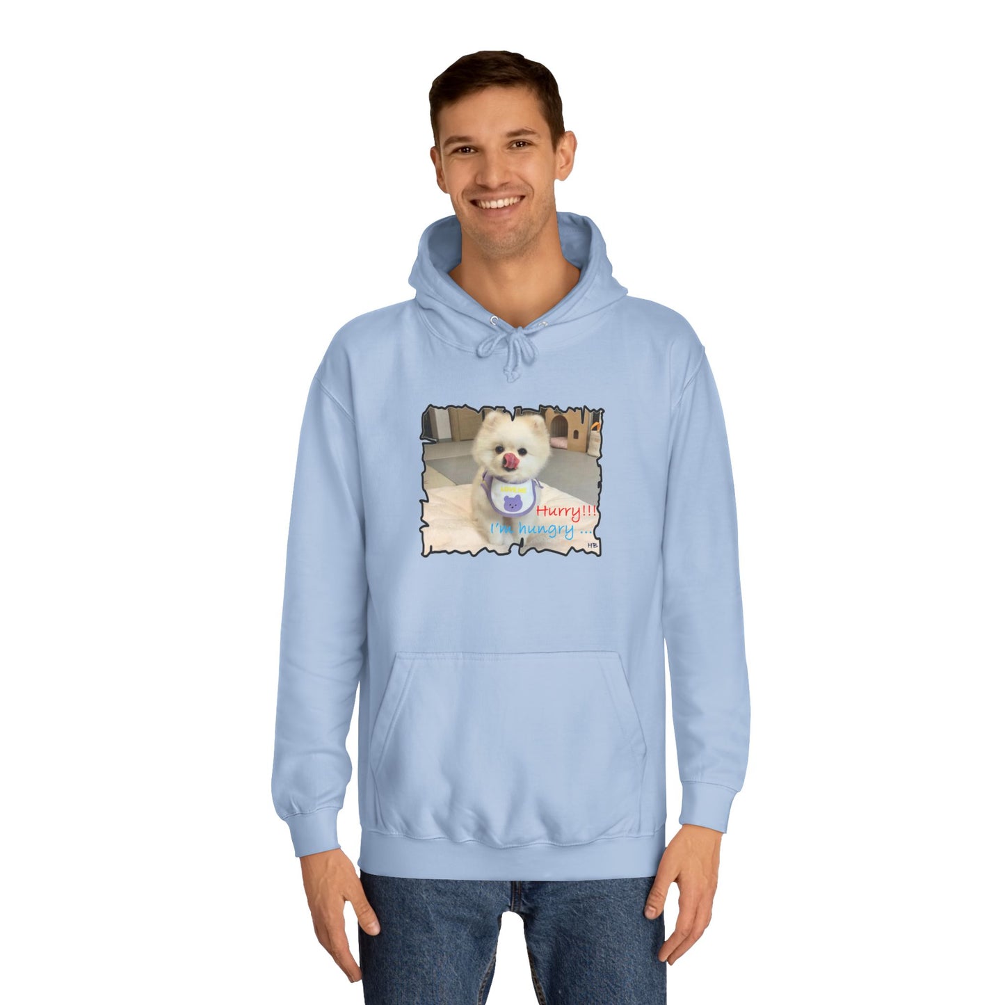 Bichon Maltese "Hurry, I'm hungry!!!" (Hoodie - Cozy and Durable)