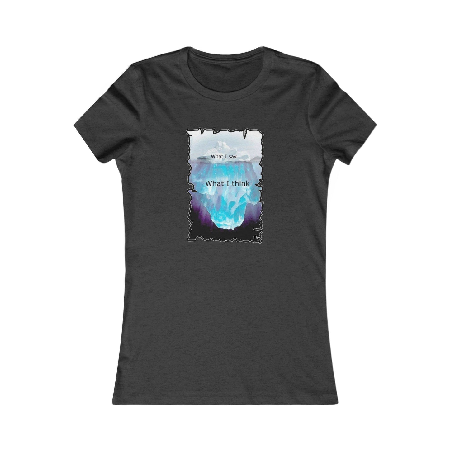 Below the Surface Veiled Verbalization (Women - Premium Cotton Tee)