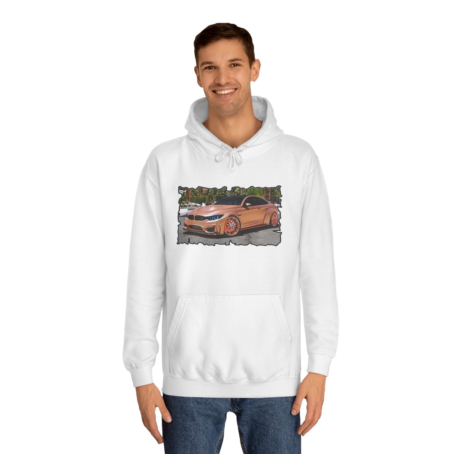 Get Yours Now -- Customized pink BMW M3 (Hoodie - Cozy and Durable)