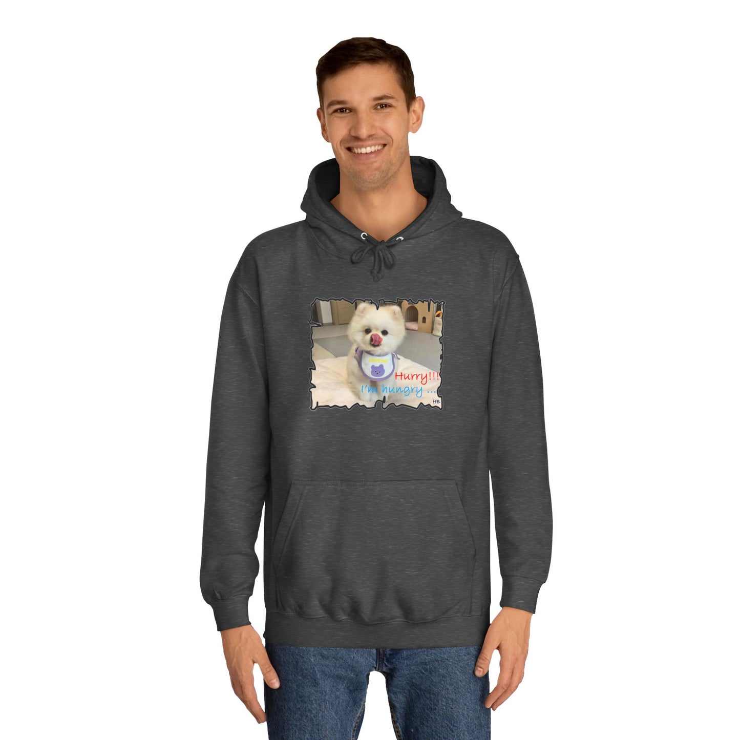 Bichon Maltese "Hurry, I'm hungry!!!" (Hoodie - Cozy and Durable)