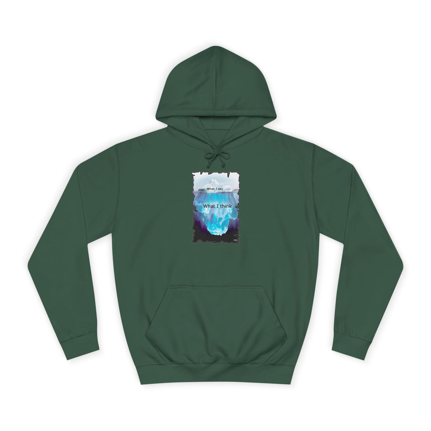Below the Surface Veiled Verbalization (Hoodie - Cozy and Durable)