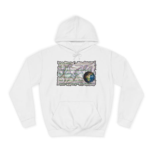 Take Action to Change the World Ripple Effect (Hoodie - Cozy and Durable)